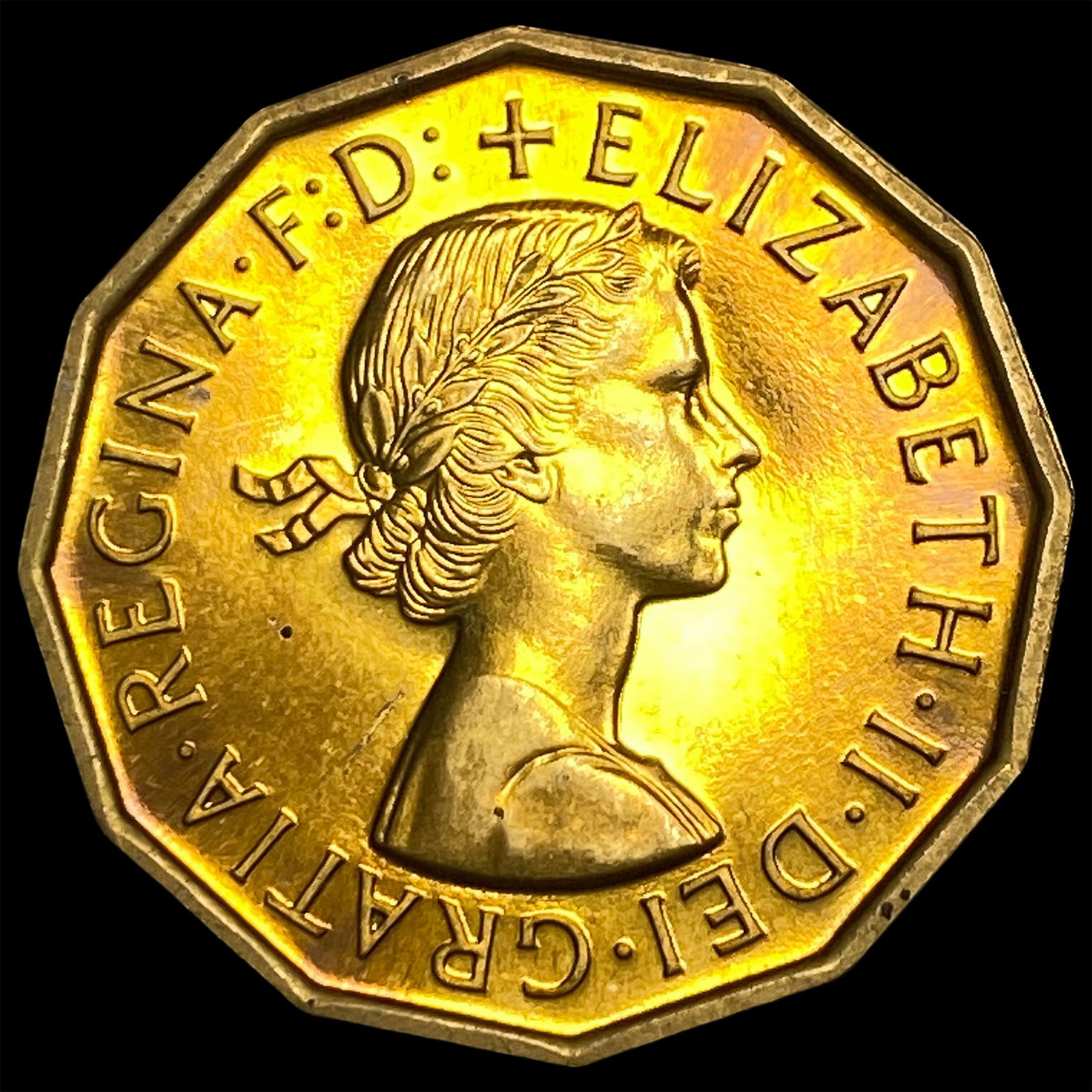 1970 Great Britain 3 Pence - Elizabeth II NEARLY UNCIRCULATED (1 of 2)