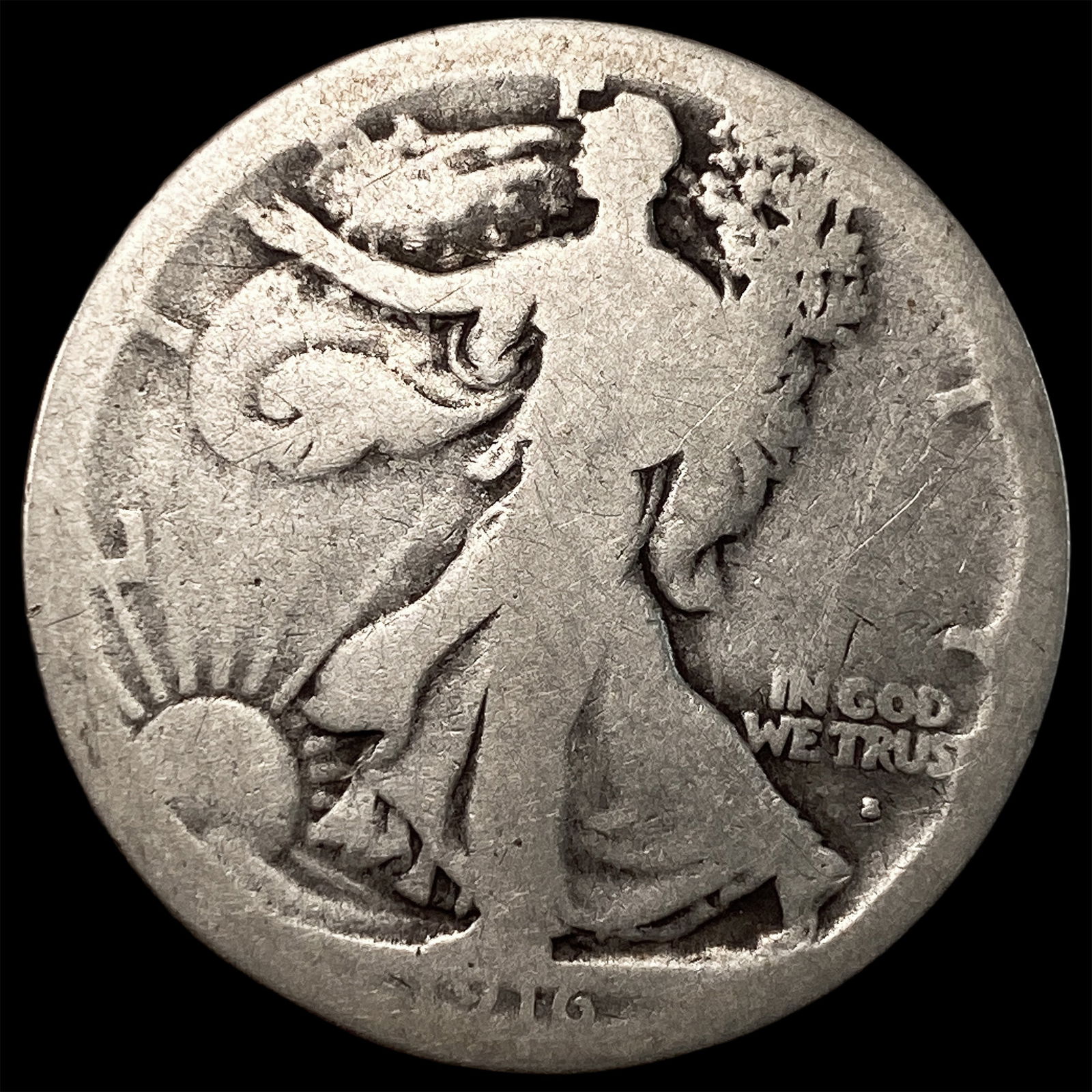 1916 Walking Liberty Half Dollar NICELY CIRCULATED (1 of 2)
