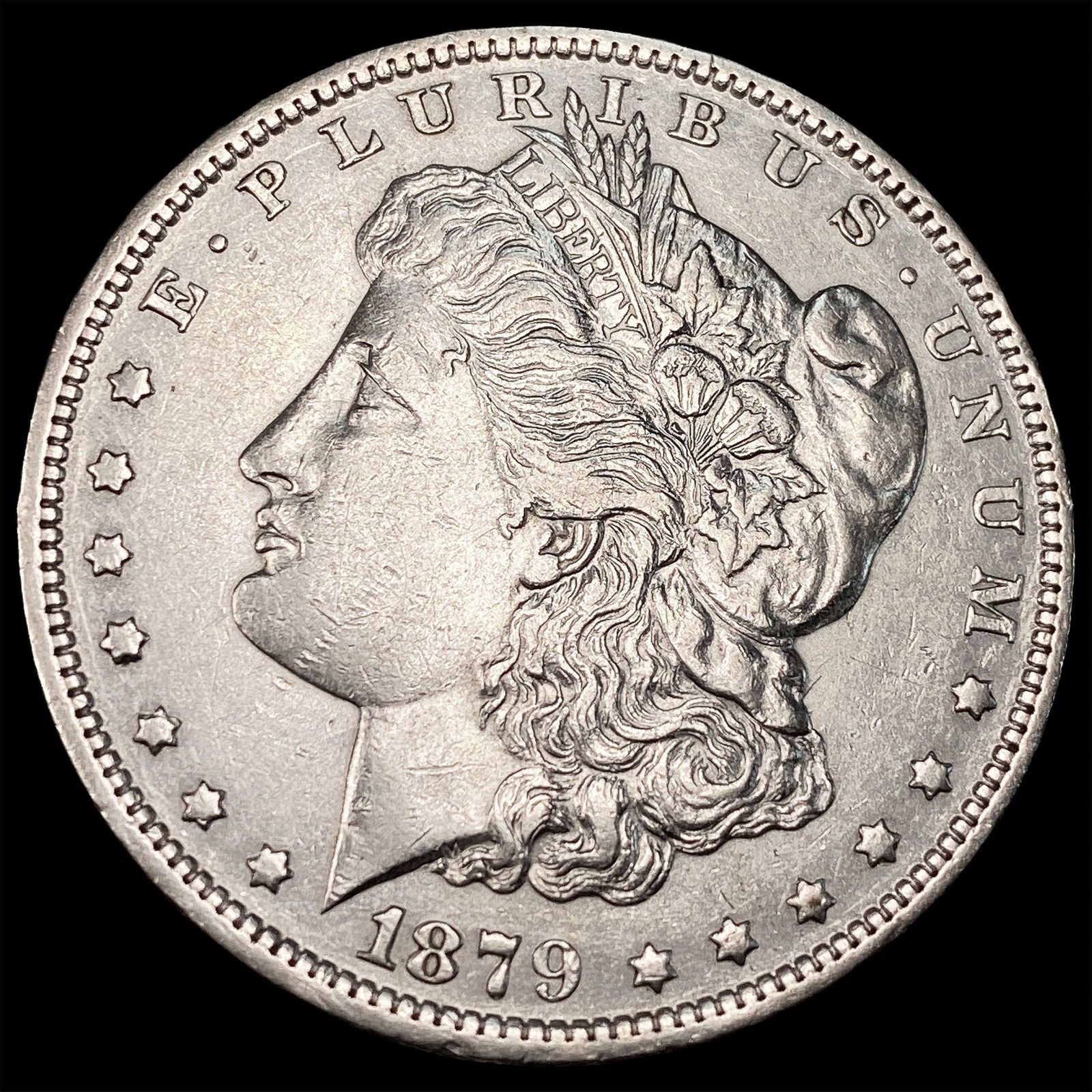 1879-S Silver Morgan Dollar CLOSELY UNCIRCULATED (1 of 2)