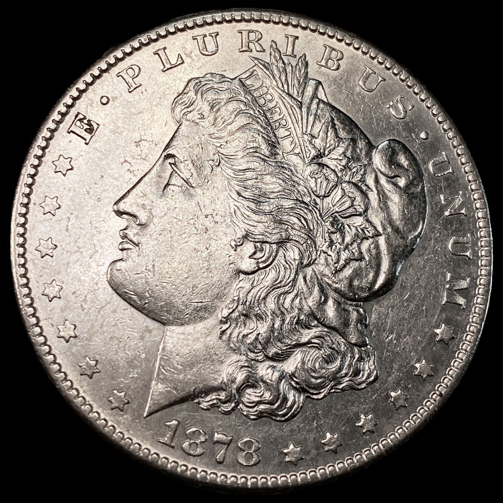 1878-S Morgan Silver Dollar CHOICE AU: 1878-S Morgan Silver Dollar CHOICE AU