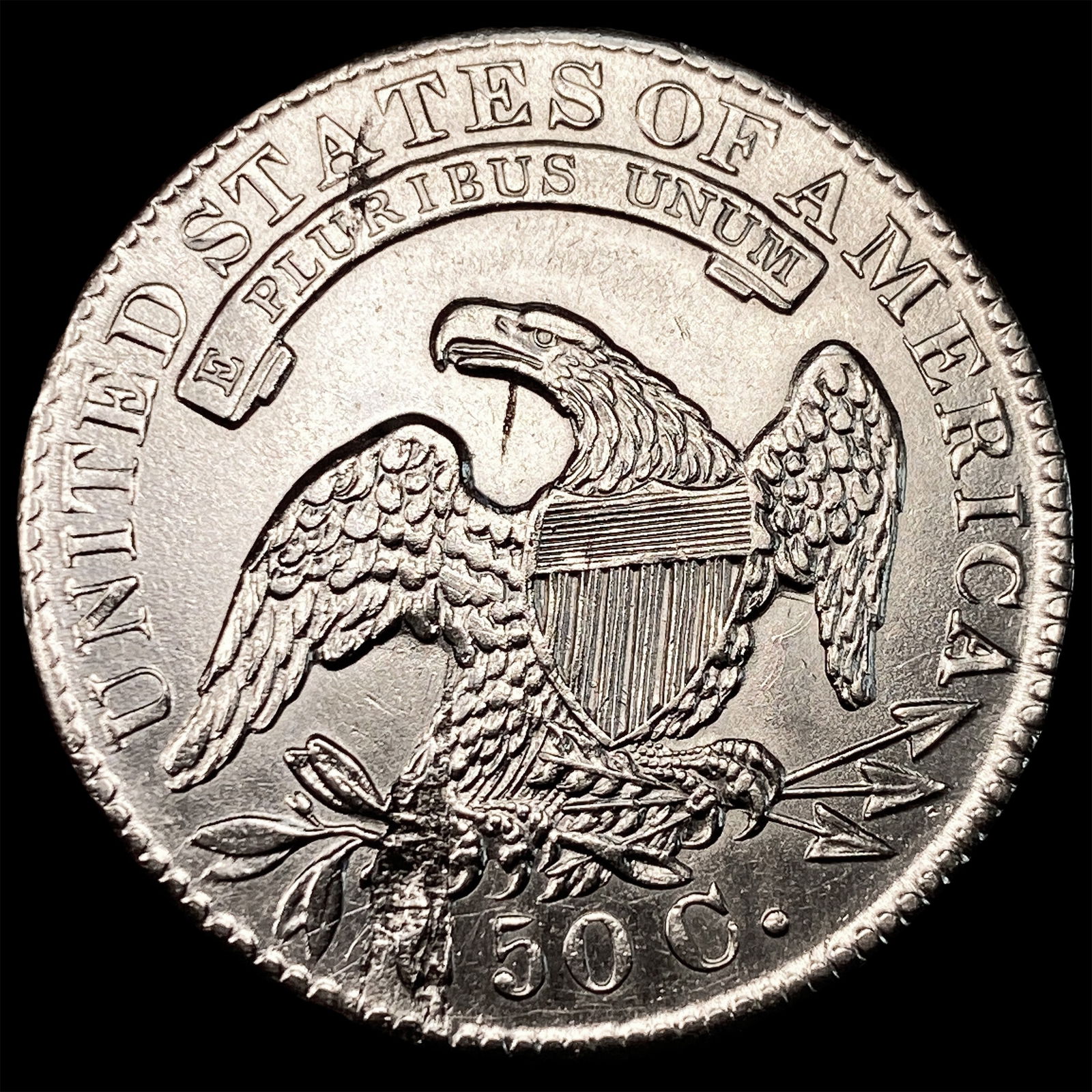 1834 Capped Bust Half Dollar CLOSELY UNCIRCULATED - 2