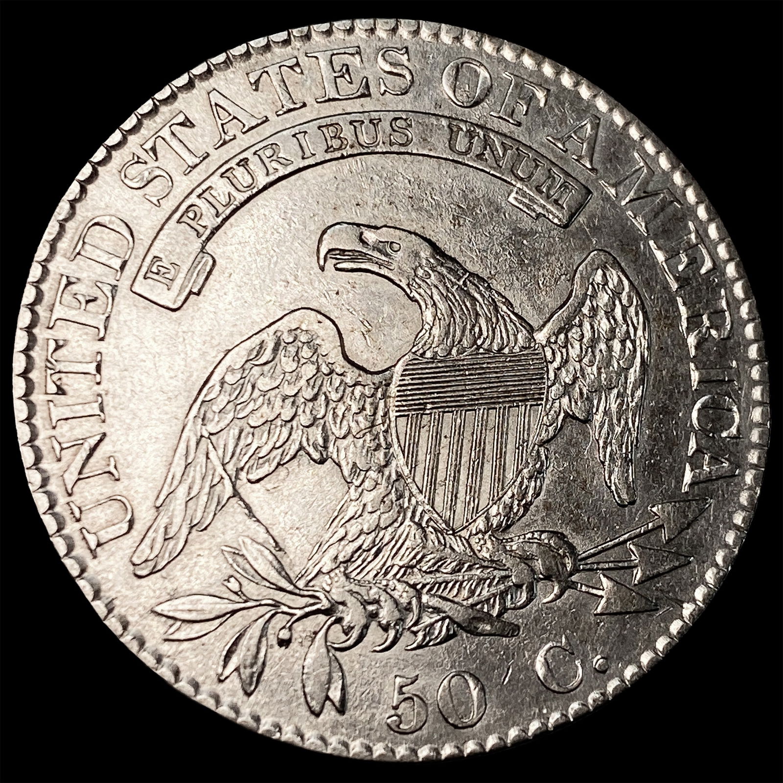 1832 Capped Bust Half Dollar CLOSELY UNCIRCULATED - 2