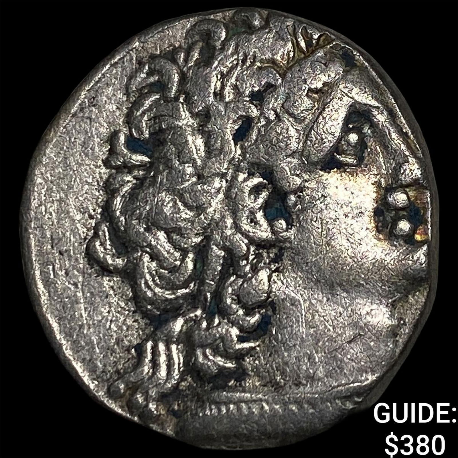 Egypt Ptolemy V, 106-88 BC Silver Tetradrachm NEARLY UNCIRCULATED (1 of 2)
