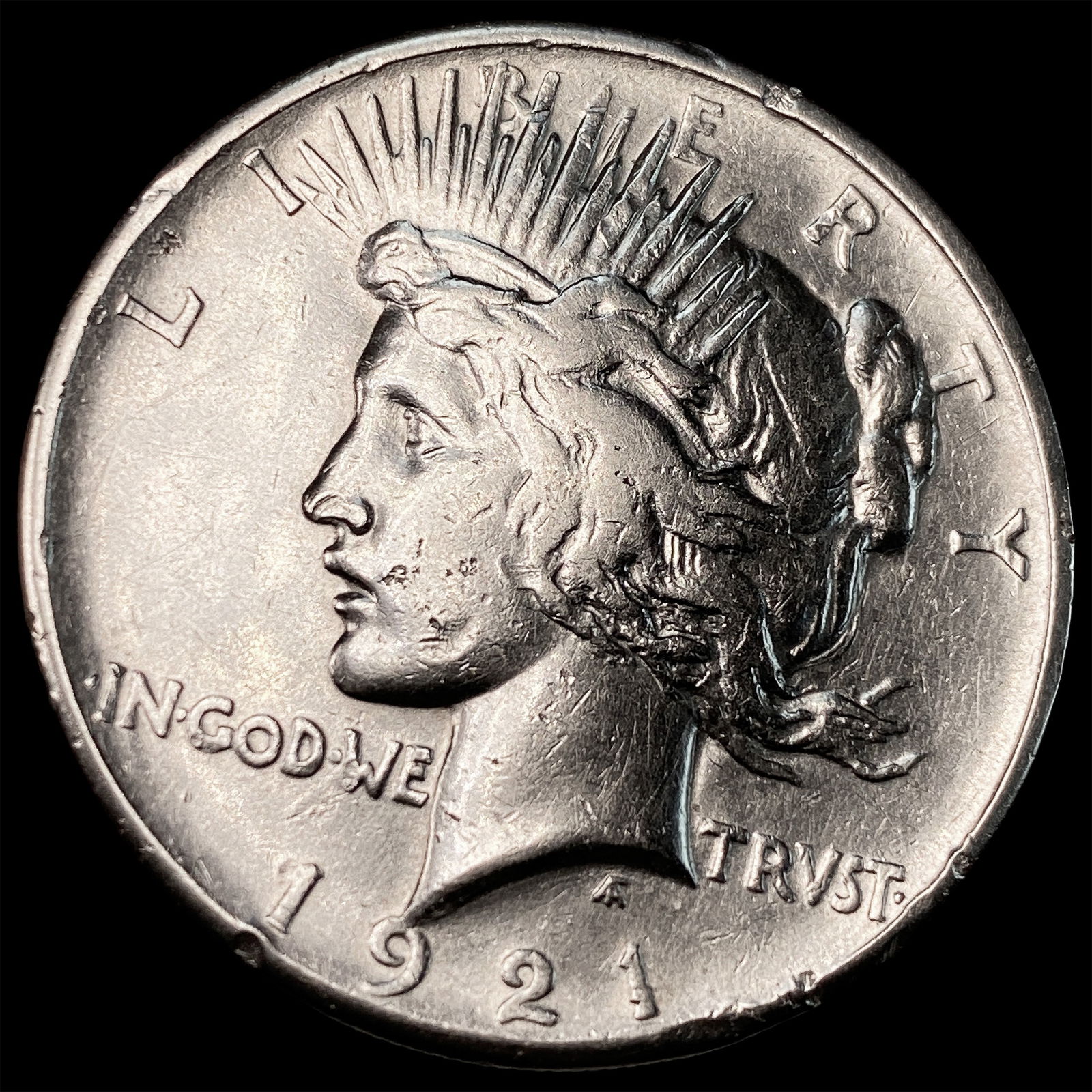 1921 Silver Peace Dollar NICELY CIRCULATED: 1921 Silver Peace Dollar NICELY CIRCULATED