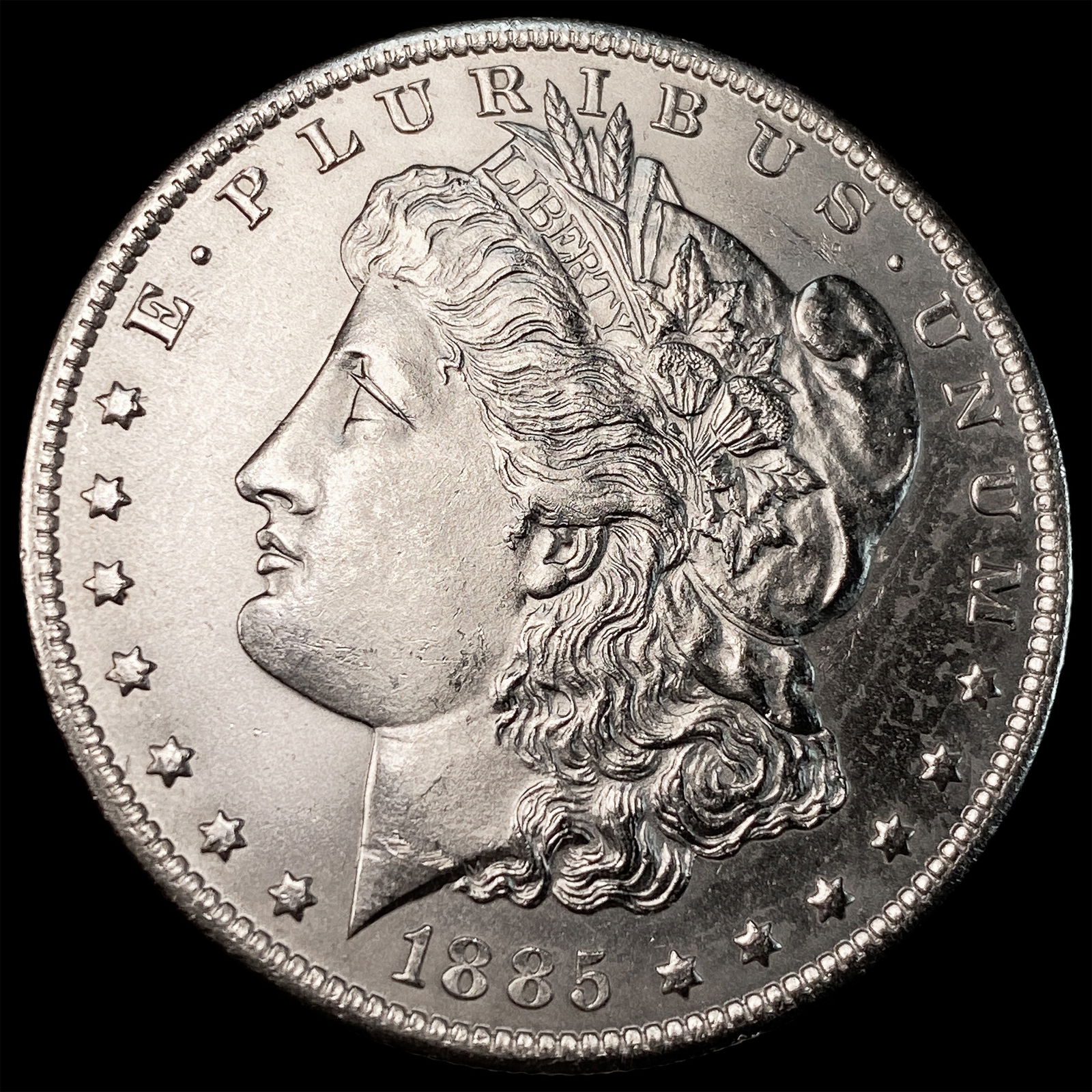 1885 Silver Morgan Dollar UNCIRCULATED: 1885 Silver Morgan Dollar UNCIRCULATED