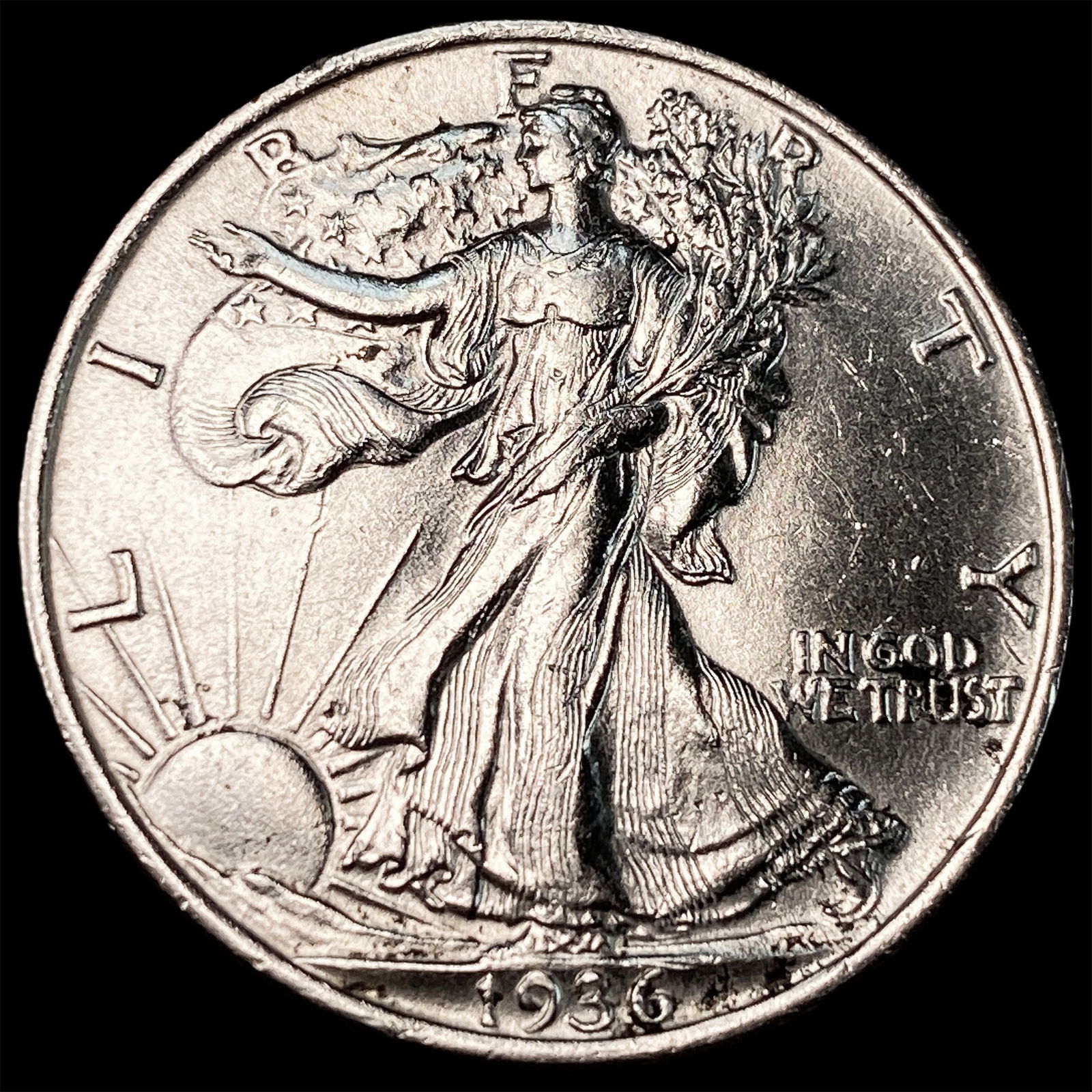 1936 Walking Liberty Half Dollar UNCIRCULATED: 1936 Walking Liberty Half Dollar UNCIRCULATED