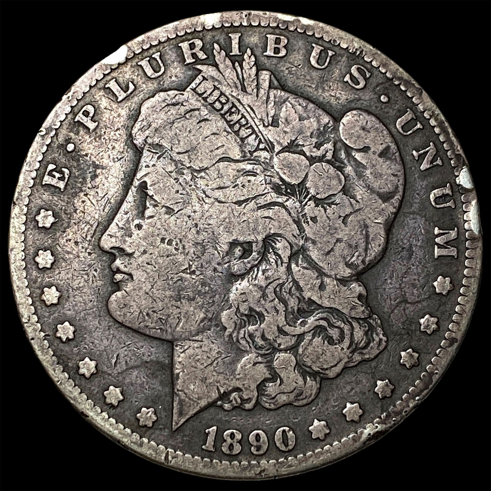 1890-CC Silver Morgan Dollar LIGHTLY CIRCULATED (1 of 2)