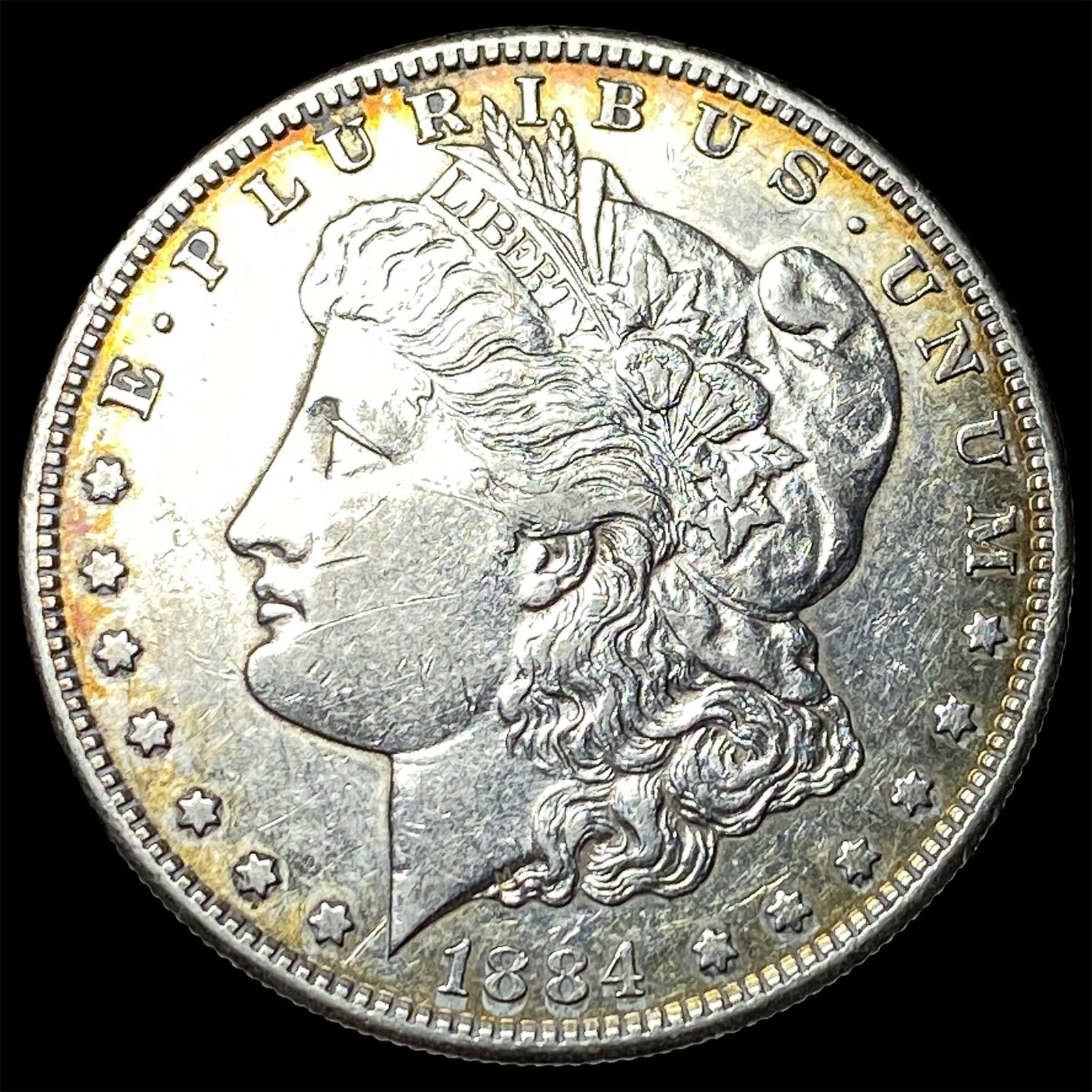 1884-S Silver Morgan Dollar CLOSELY UNCIRCULATED: 1884-S Silver Morgan Dollar CLOSELY UNCIRCULATED