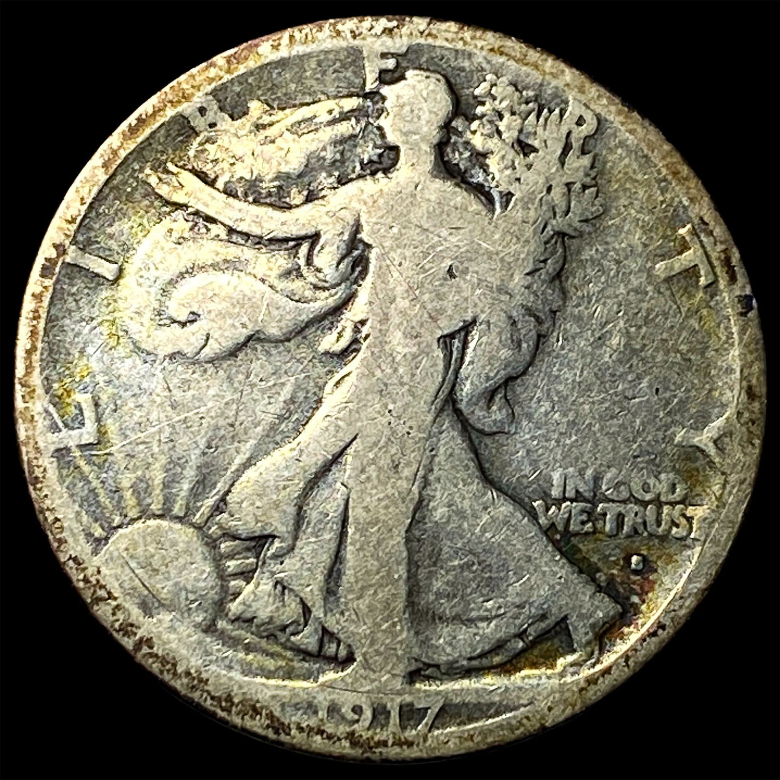 1917 Walking Liberty Half Dollar NICELY CIRCULATED (1 of 2)
