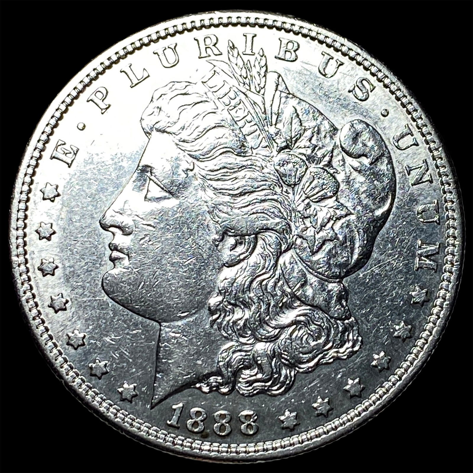 1888-S Silver Morgan Dollar CLOSELY UNCIRCULATED: 1888-S Silver Morgan Dollar CLOSELY UNCIRCULATED