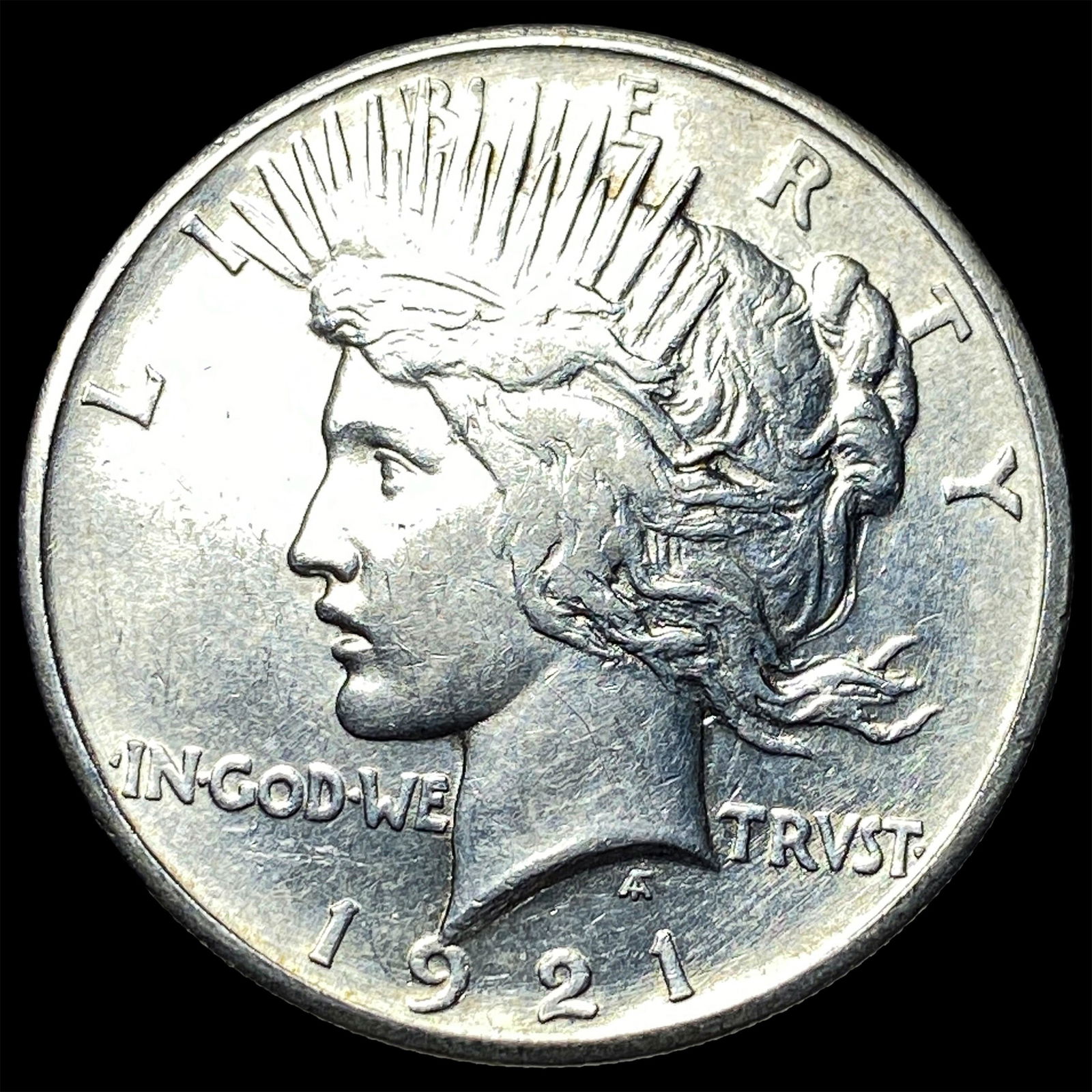 1921 Silver Peace Dollar CLOSELY UNCIRCULATED: 1921 Silver Peace Dollar CLOSELY UNCIRCULATED