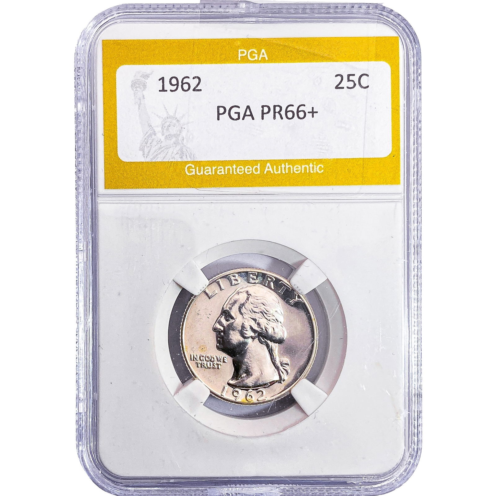 1962 Washington Silver Quarter PGA PR66+: 1962 Washington Silver Quarter PGA PR66+
