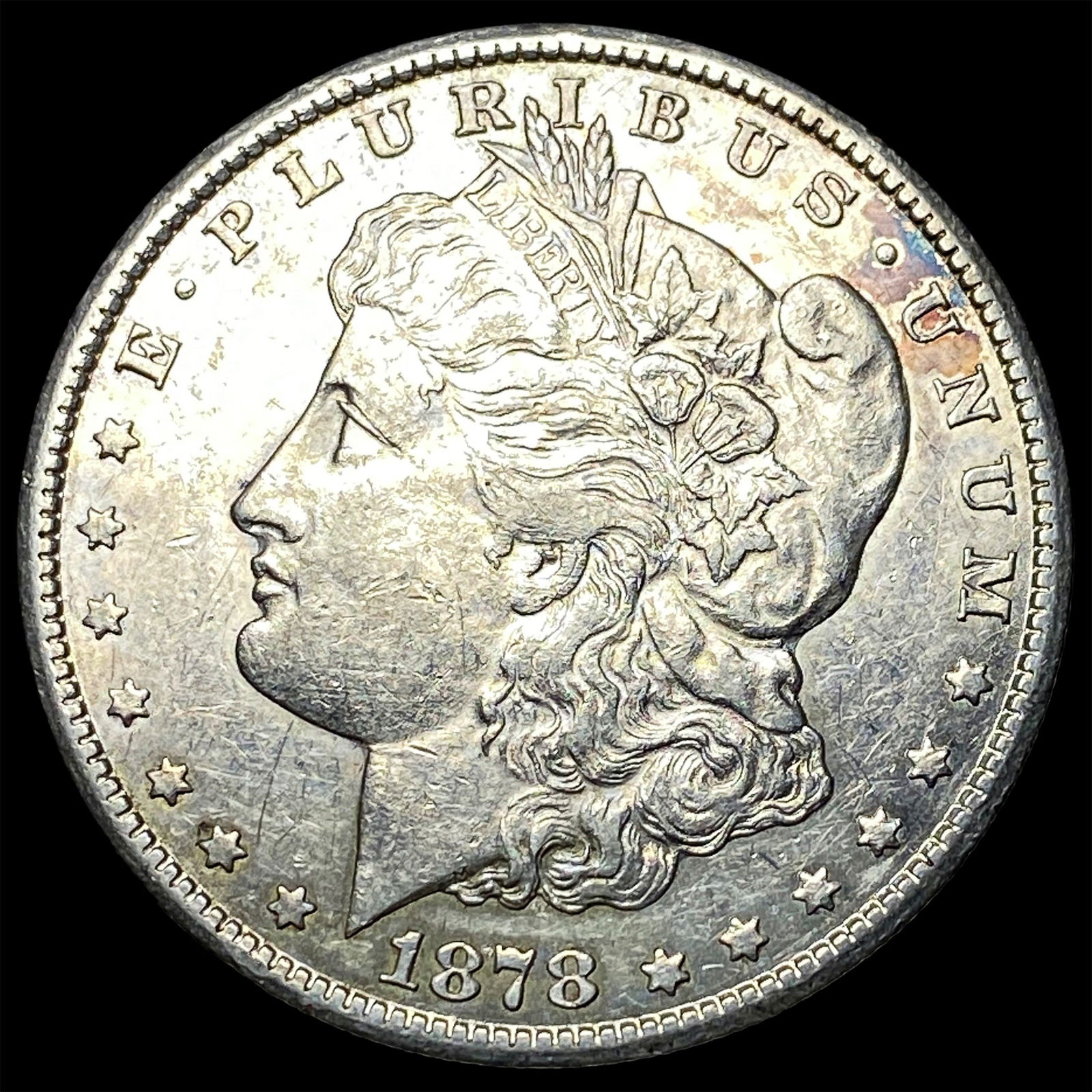1878-S Silver Morgan Dollar CLOSELY UNCIRCULATED: 1878-S Silver Morgan Dollar CLOSELY UNCIRCULATED
