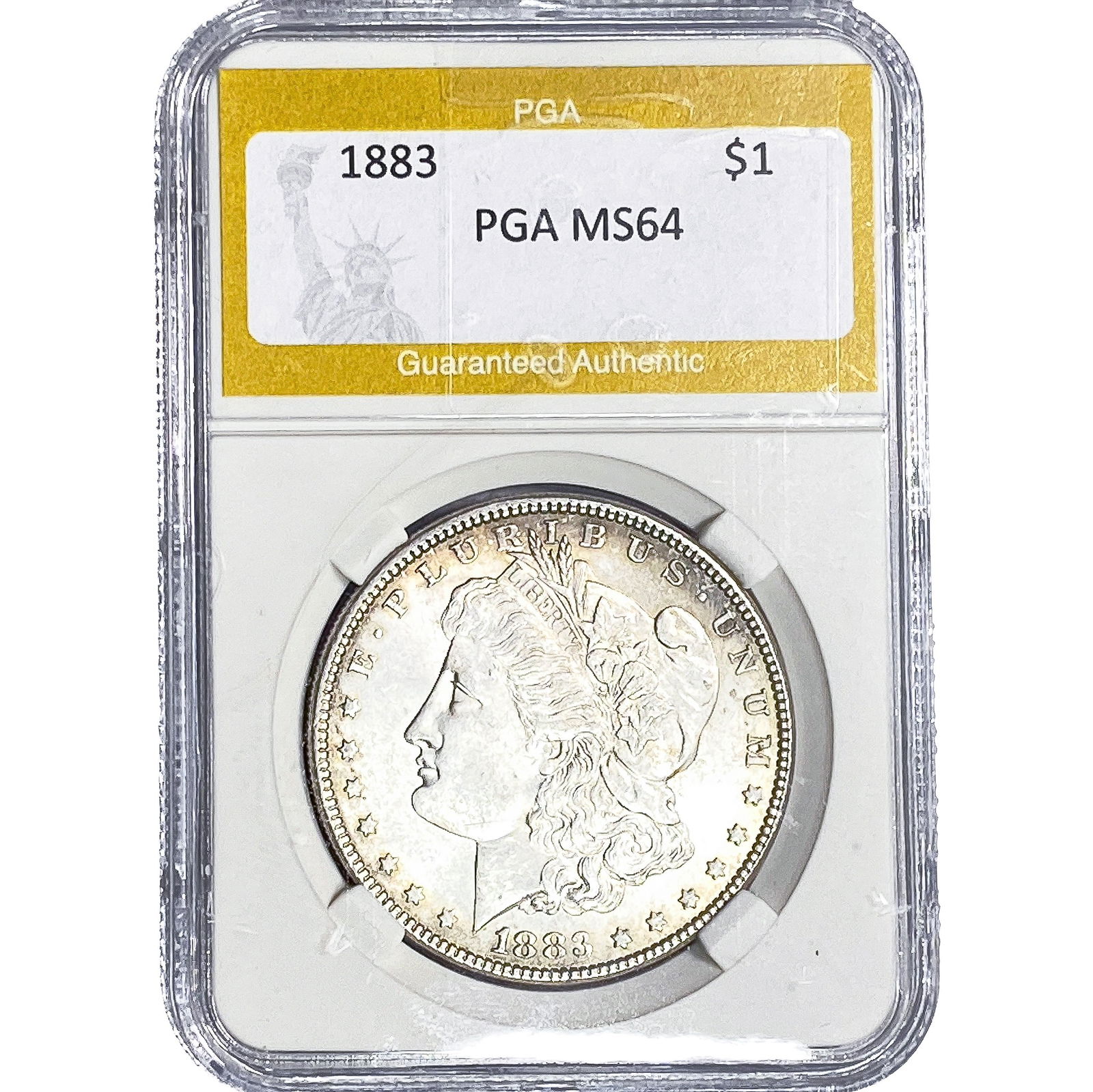 1883 Morgan Silver Dollar PGA MS64: 1883 Morgan Silver Dollar PGA MS64