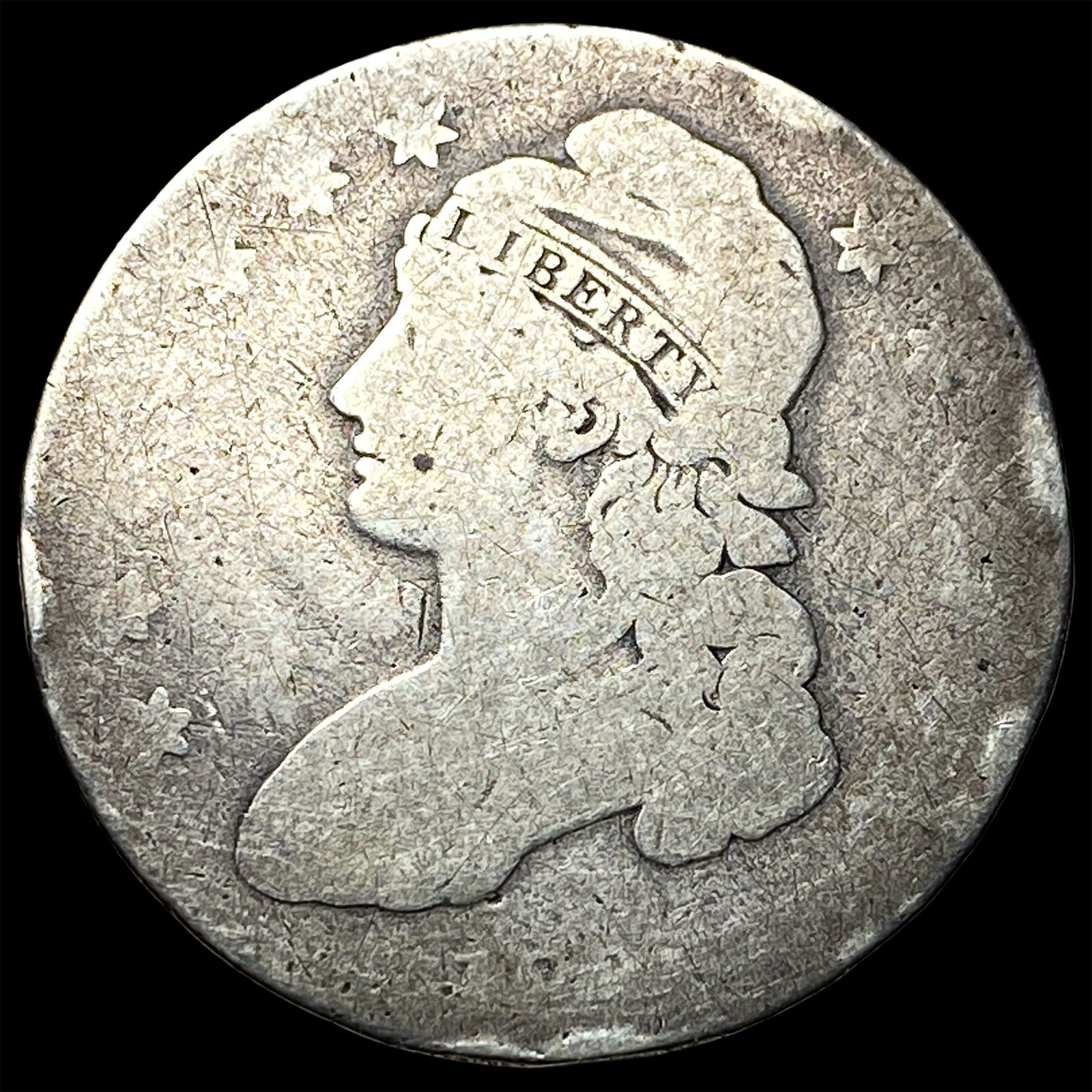 1820 Capped Bust Half Dollar NICELY CIRCULATED: 1820 Capped Bust Half Dollar NICELY CIRCULATED