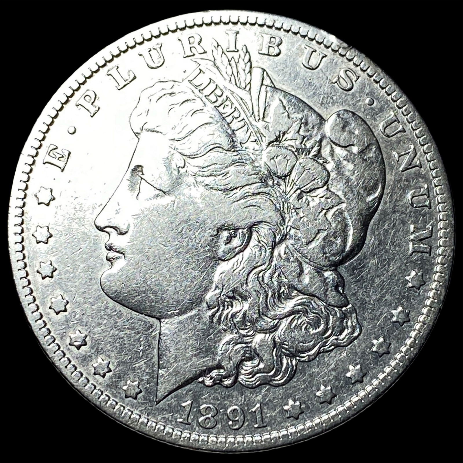 1891-O Silver Morgan Dollar NEARLY UNCIRCULATED: 1891-O Silver Morgan Dollar NEARLY UNCIRCULATED