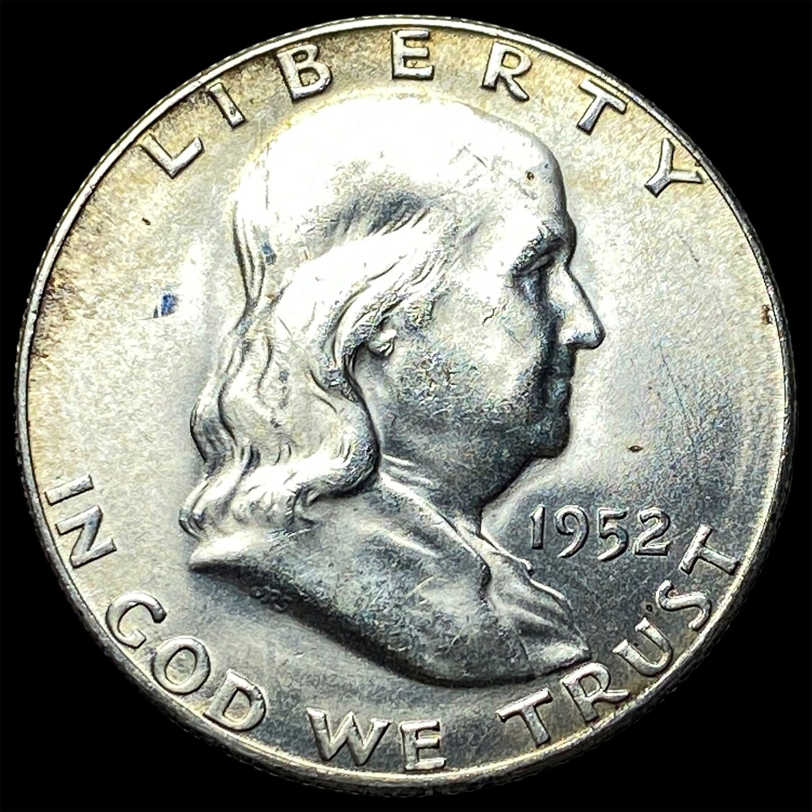 1952-S Silver Half Dollar Franklin CHOICE BU: 1952-S Silver Half Dollar Franklin CHOICE BU