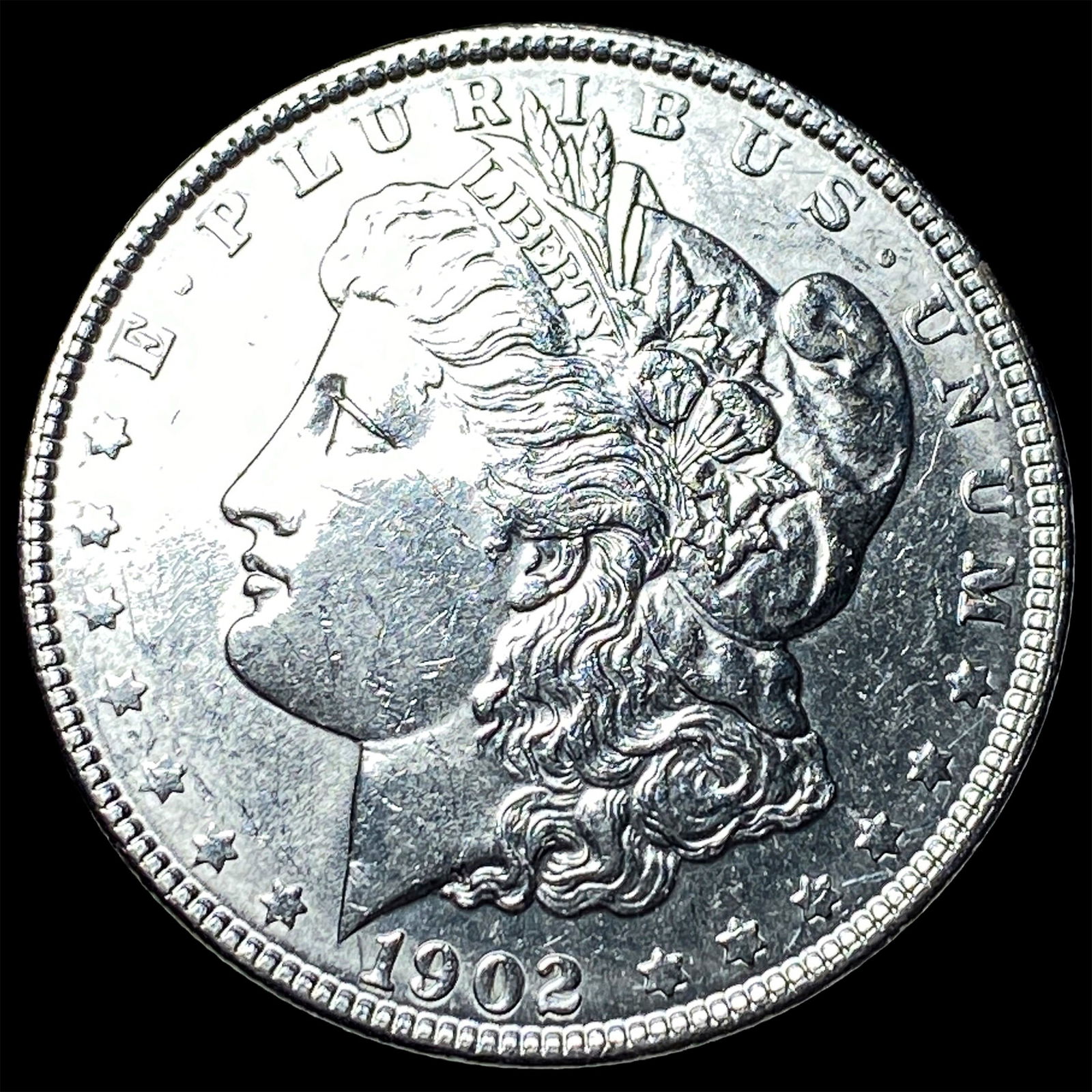 1902 Silver Morgan Dollar CHOICE AU: 1902 Silver Morgan Dollar CHOICE AU