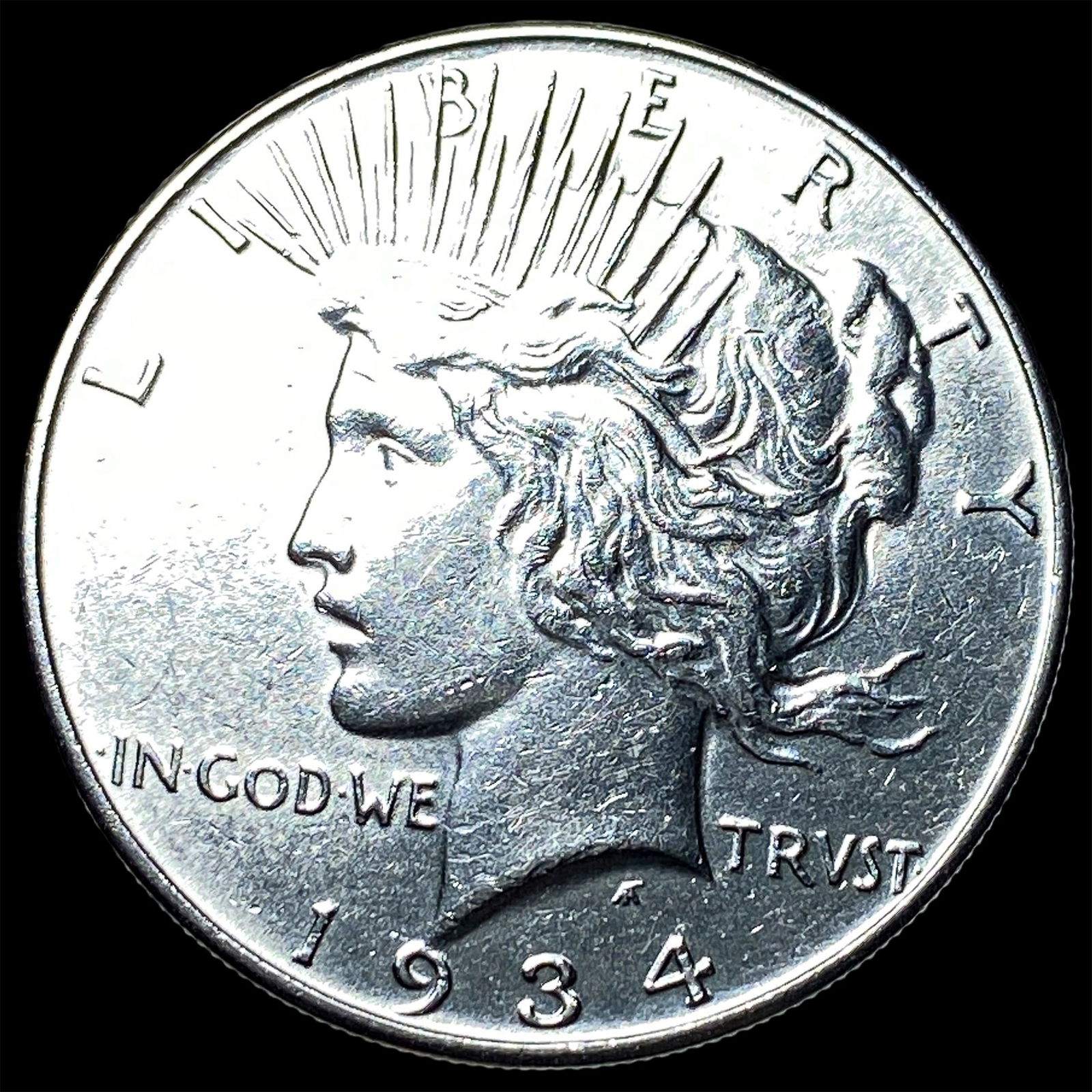 1934 Silver Peace Dollar UNCIRCULATED: 1934 Silver Peace Dollar UNCIRCULATED