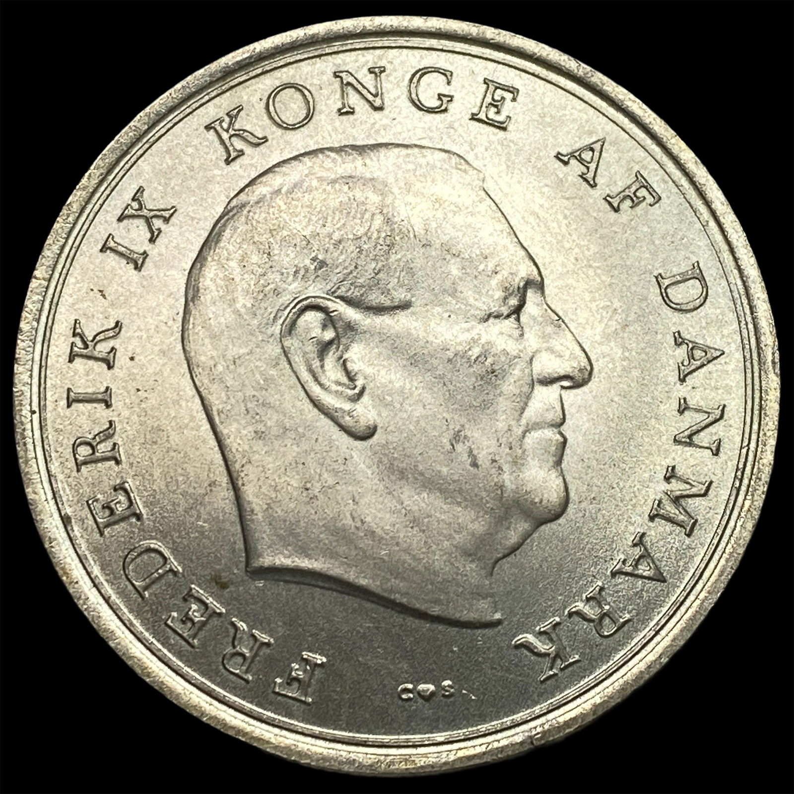 1967 Denmark .5247oz Silver 10 Kroner NEARLY UNCIRCULATED: 1967 Denmark .5247oz Silver 10 Kroner NEARLY UNCIRCULATED