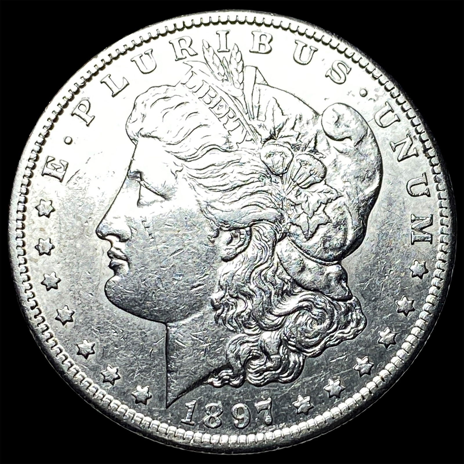 1897 Morgan Silver Dollar CLOSELY UNCIRCULATED (1 of 2)