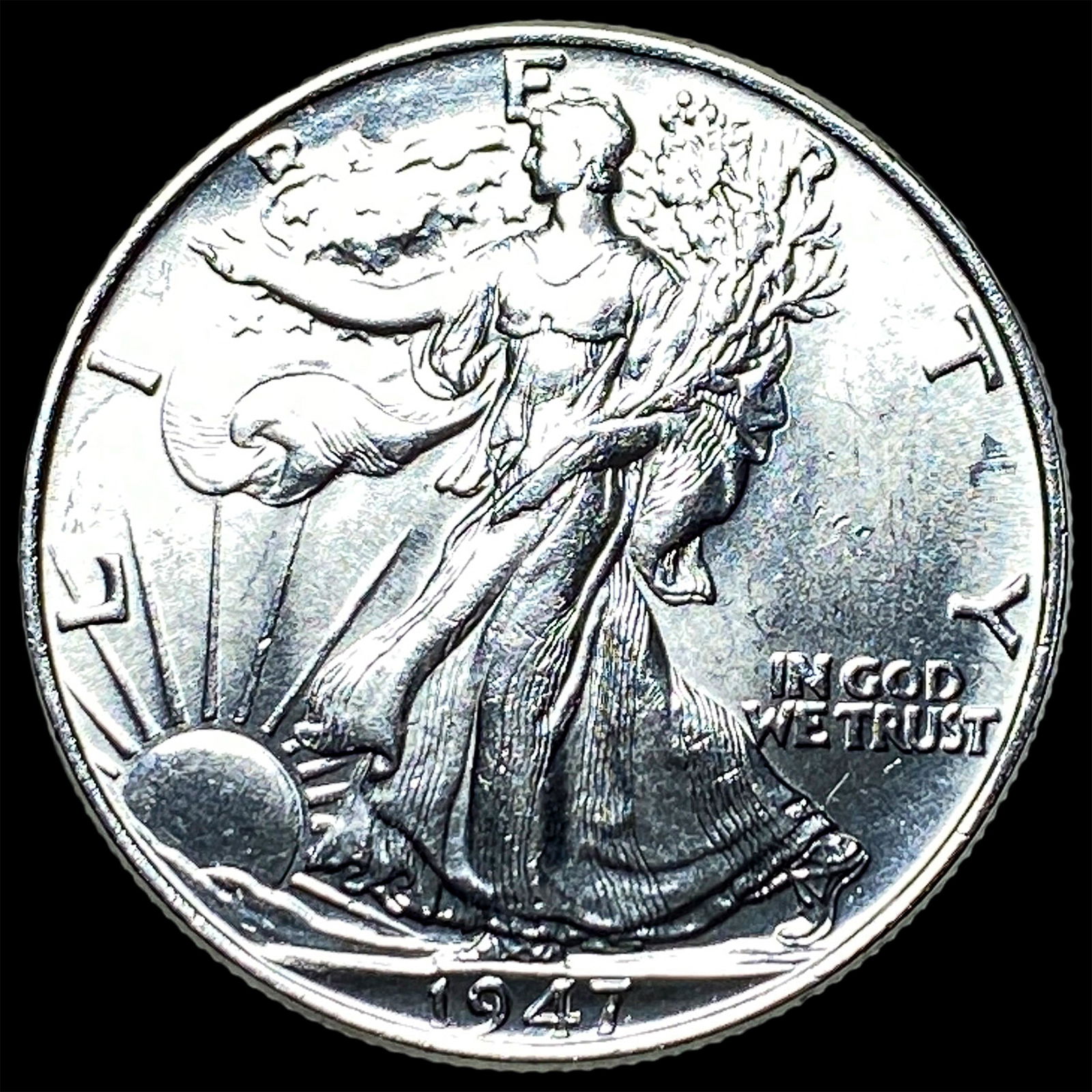 1947 Walking Liberty Half Dollar CHOICE BU: 1947 Walking Liberty Half Dollar CHOICE BU