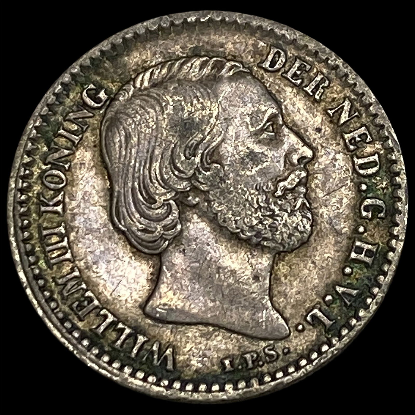 1887 Netherlands 10 Cents - William III NEARLY UNCIRCULATED: 1887 Netherlands 10 Cents - William III NEARLY UNCIRCULATED