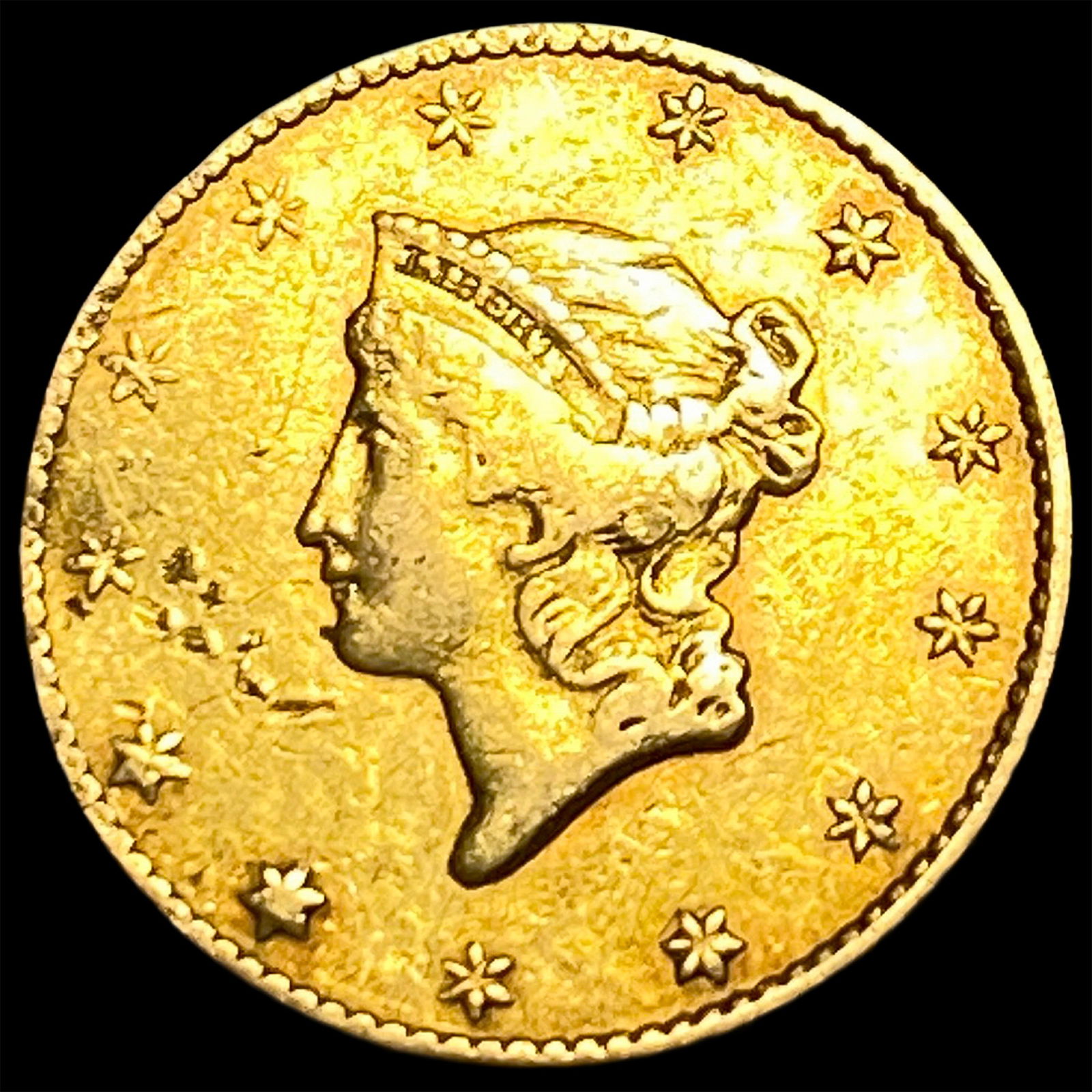 1849 Gold $1 Liberty Head Type 1 NEARLY UNCIRCULATED: 1849 Gold $1 Liberty Head Type 1 NEARLY UNCIRCULATED