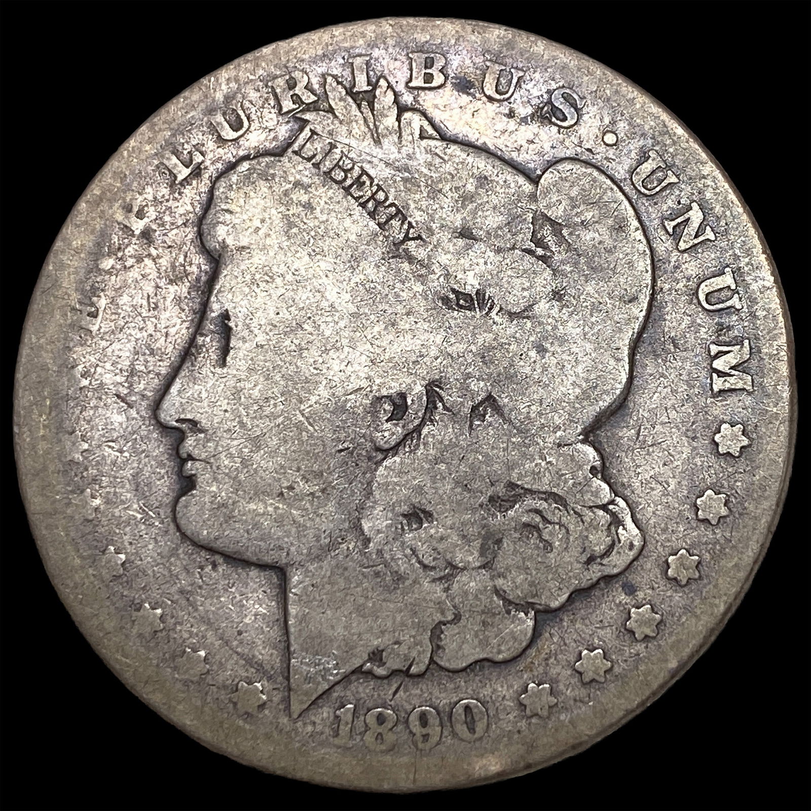 1890-CC Silver Morgan Dollar NICELY CIRCULATED: 1890-CC Silver Morgan Dollar NICELY CIRCULATED