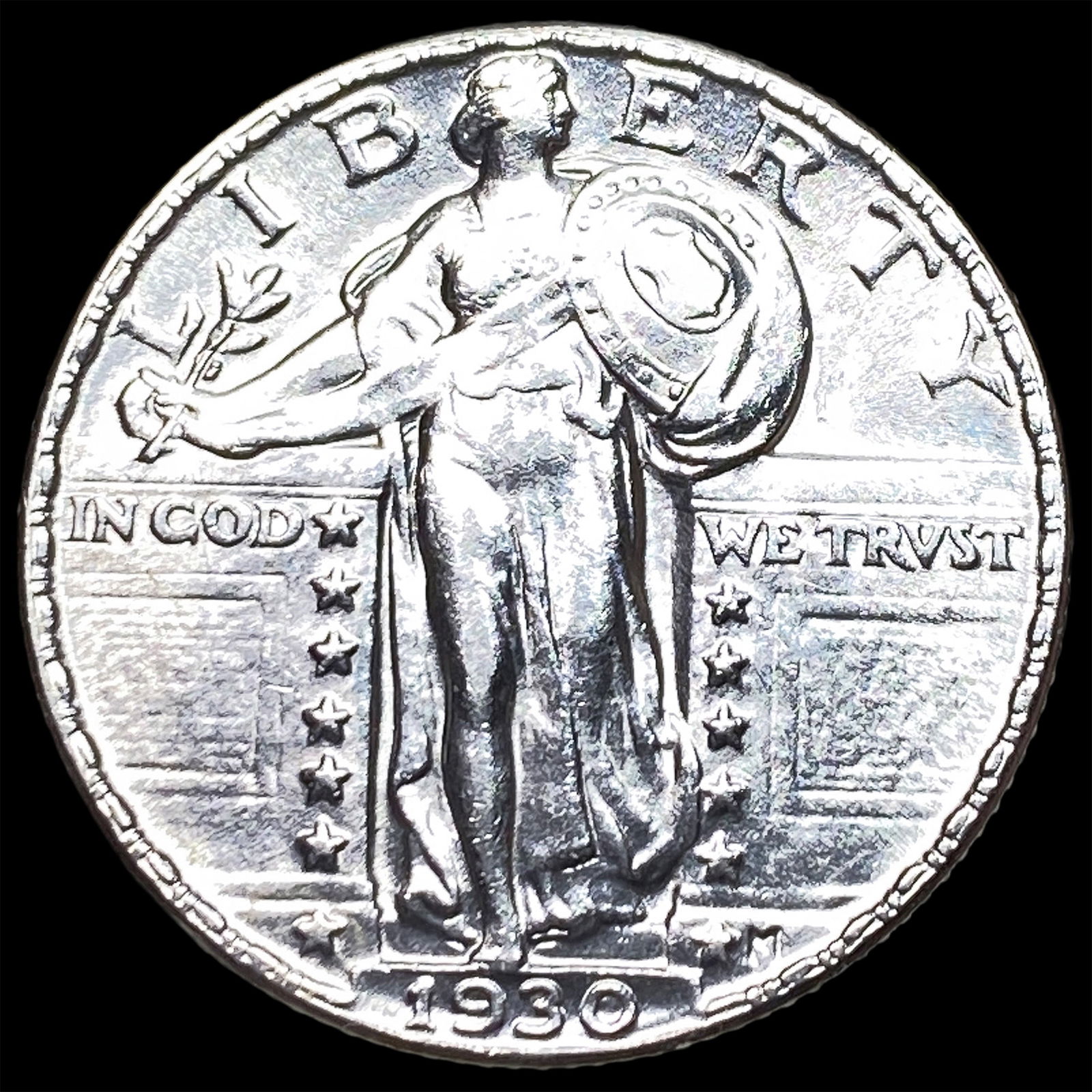 1930 Standing Liberty Silver Quarter UNCIRCULATED: 1930 Standing Liberty Silver Quarter UNCIRCULATED