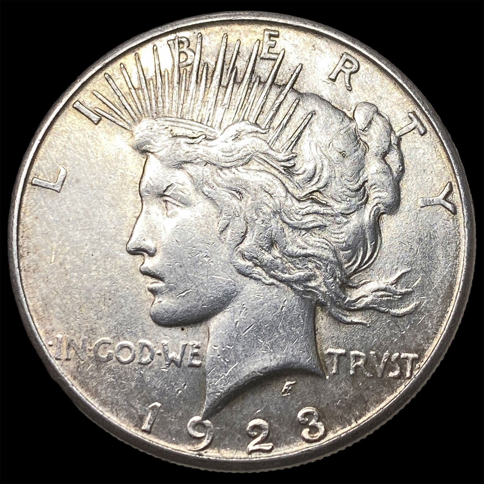 1923-S Silver Peace Dollar CLOSELY UNCIRCULATED: 1923-S Silver Peace Dollar CLOSELY UNCIRCULATED