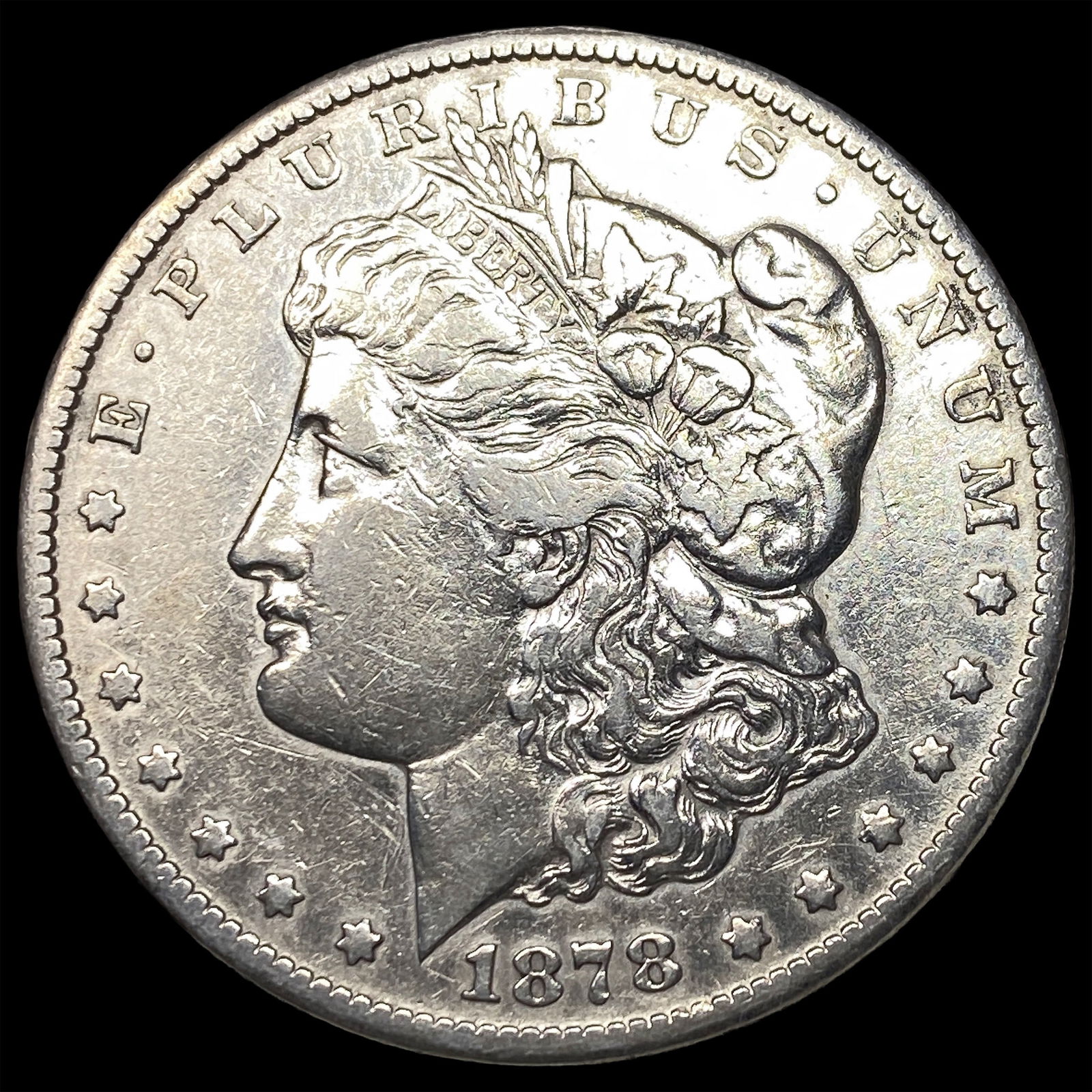 1878-S Silver Morgan Dollar NEARLY UNCIRCULATED (1 of 2)