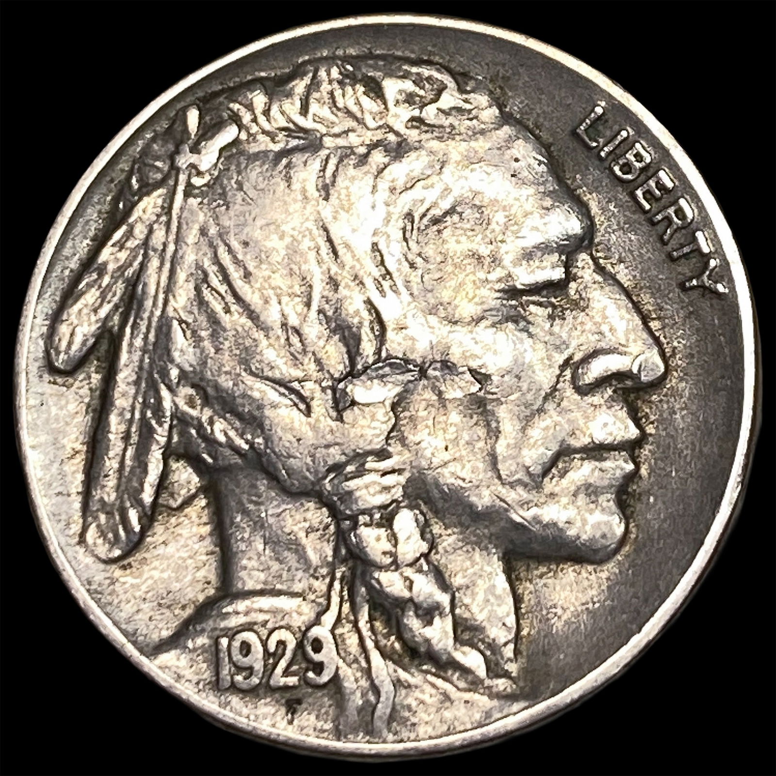 1929-S Buffalo Nickel CLOSELY UNCIRCULATED (1 of 2)