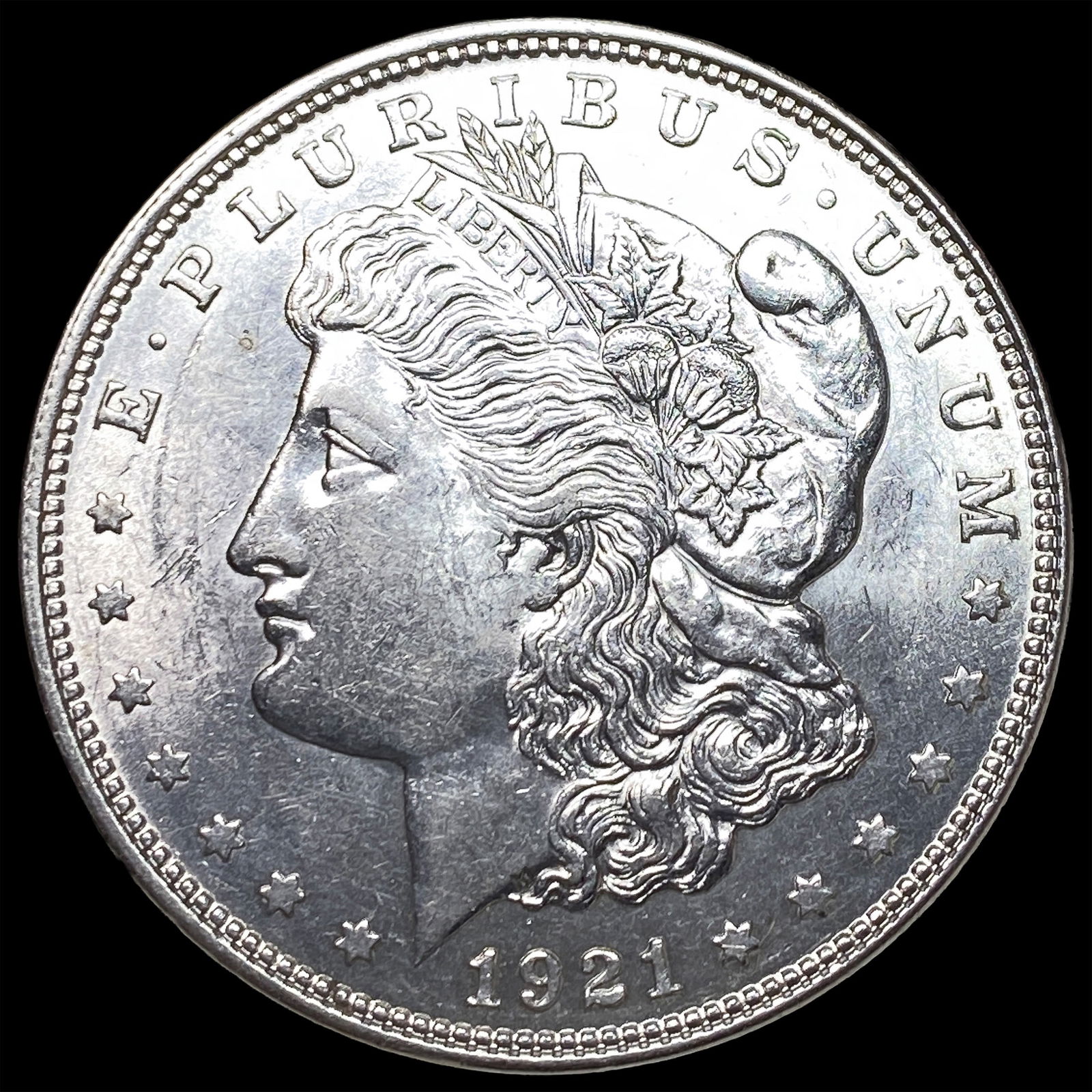 1921-D Silver Morgan Dollar CHOICE BU: 1921-D Silver Morgan Dollar CHOICE BU