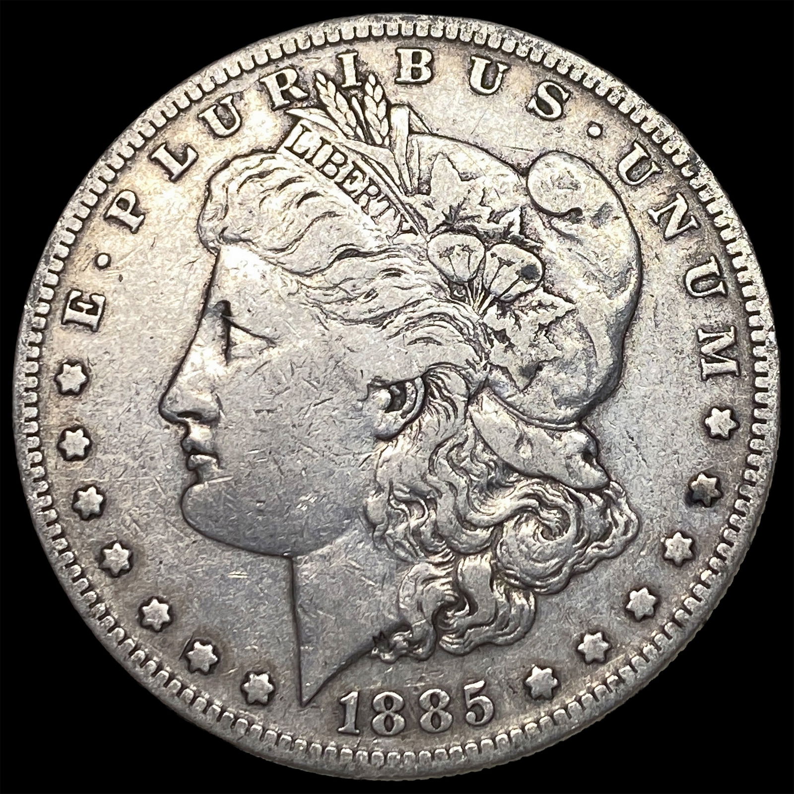 1885-S Morgan Silver Dollar LIGHTLY CIRCULATED (1 of 2)