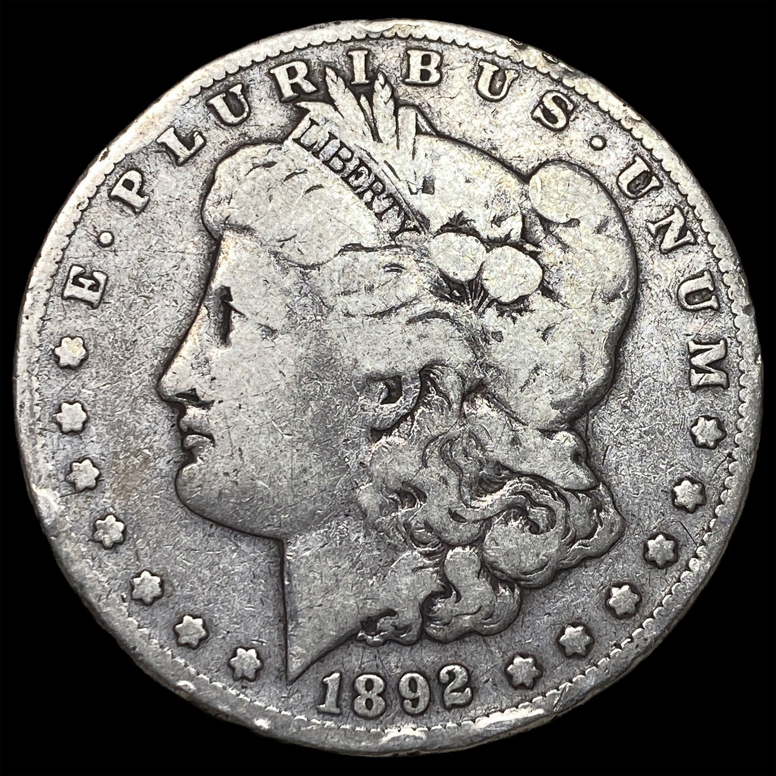 1892-S Morgan Silver Dollar NICELY CIRCULATED (1 of 2)