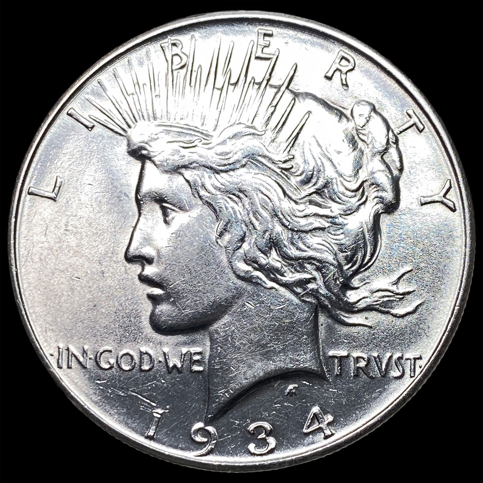 1934 Peace Silver Dollar UNCIRCULATED: 1934 Peace Silver Dollar UNCIRCULATED