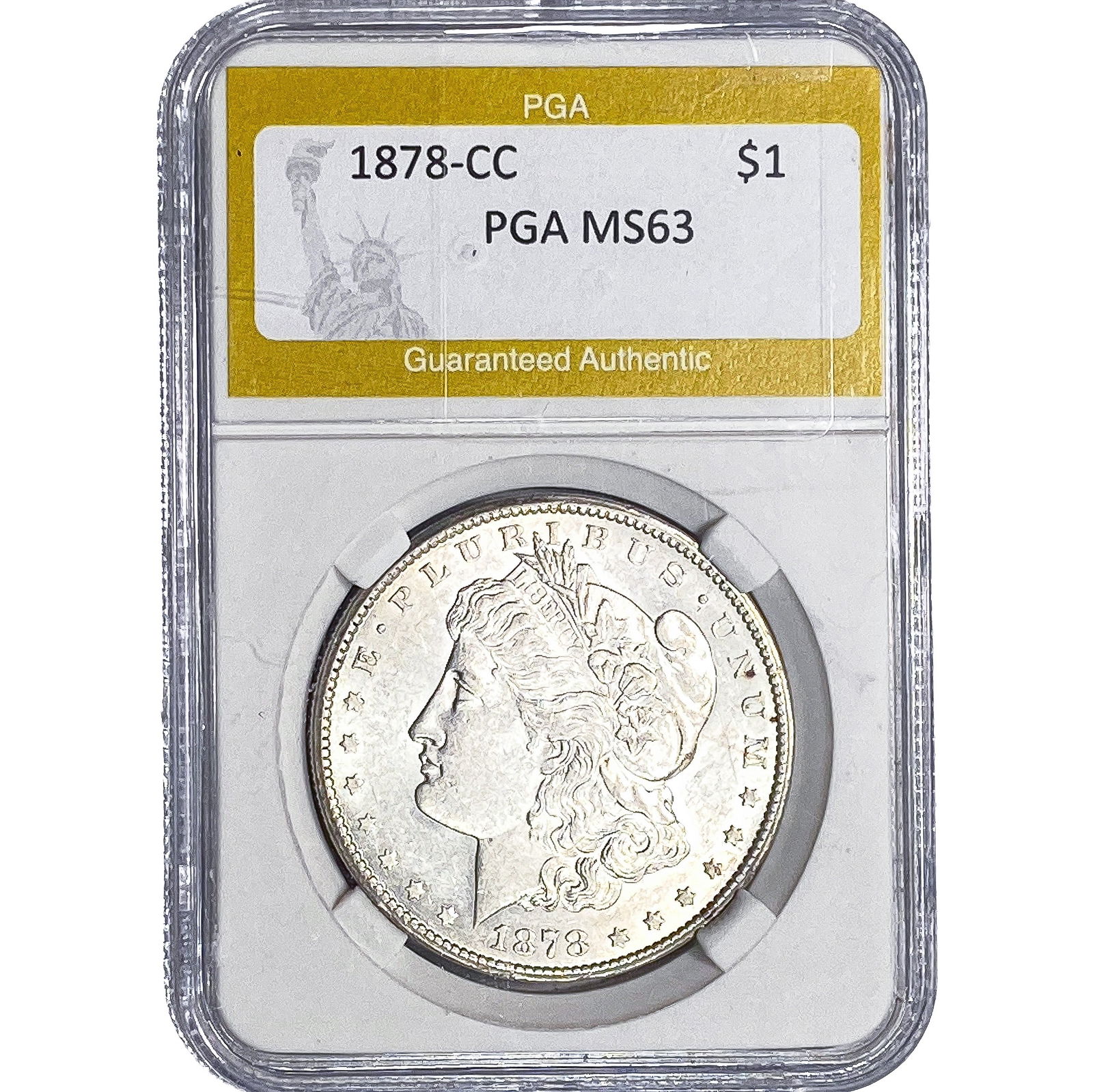 1878-CC Morgan Silver Dollar PGA MS63 (1 of 2)