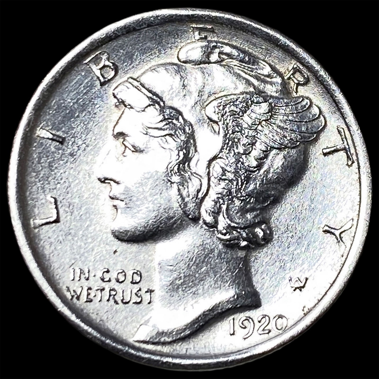 1920 Mercury Dime CHOICE BU: 1920 Mercury Dime CHOICE BU