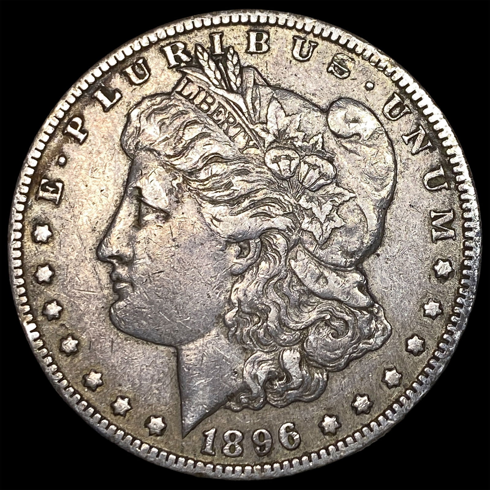 1896-O Silver Morgan Dollar NEARLY UNCIRCULATED: 1896-O Silver Morgan Dollar NEARLY UNCIRCULATED