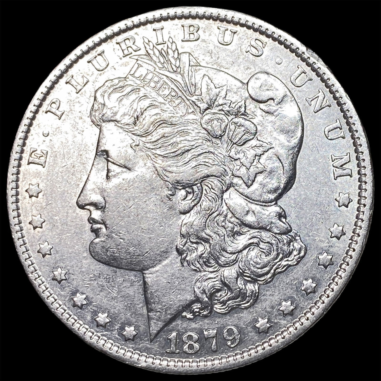 1879-S Silver Morgan Dollar CLOSELY UNCIRCULATED: 1879-S Silver Morgan Dollar CLOSELY UNCIRCULATED