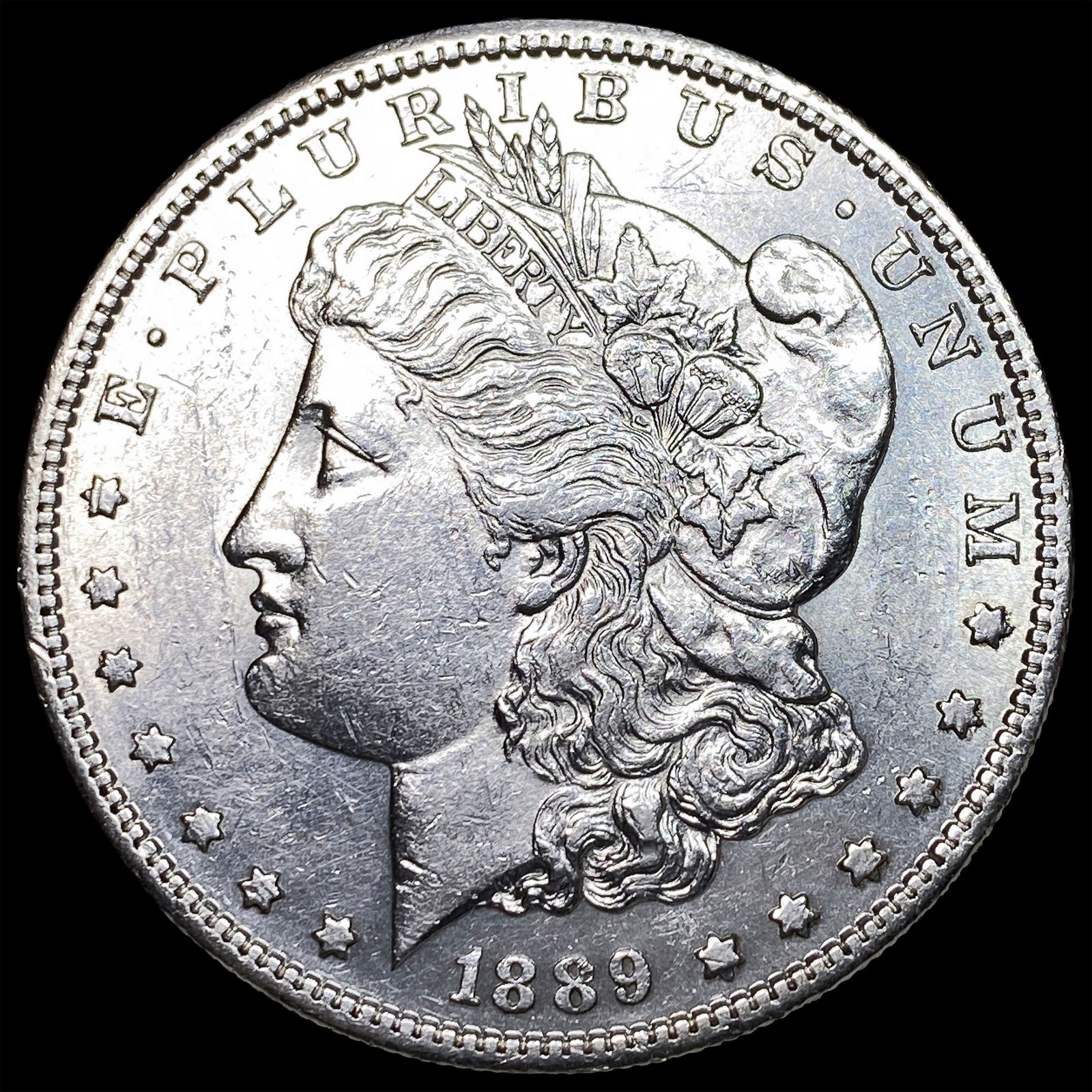 1889-S Silver Morgan Dollar CLOSELY UNCIRCULATED: 1889-S Silver Morgan Dollar CLOSELY UNCIRCULATED