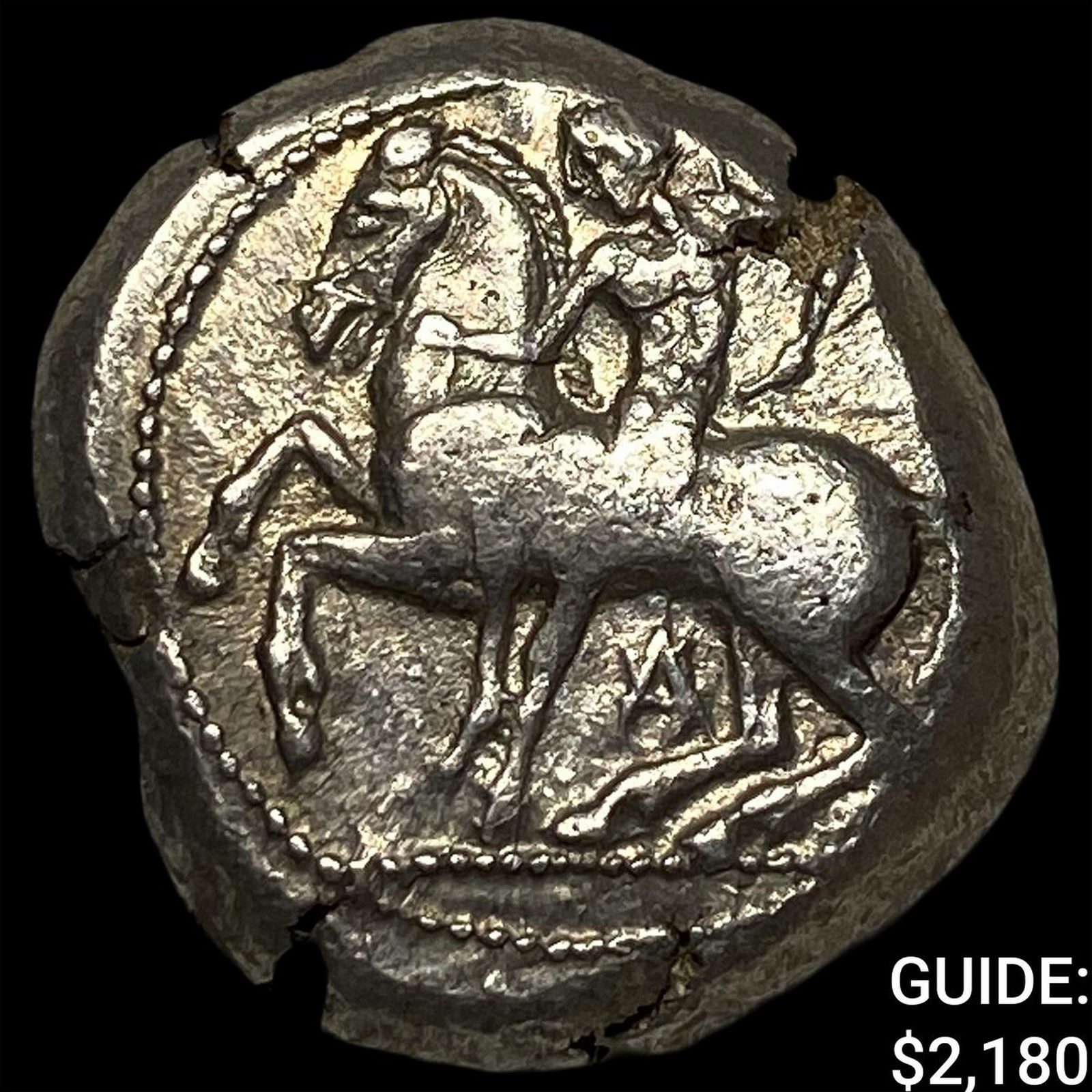 Greece Cilicia Kelenderis 400-333 Silver Stater NEARLY UNCIRCULATED: Greece Cilicia Kelenderis 400-333 Silver Stater NEARLY UNCIRCULATED