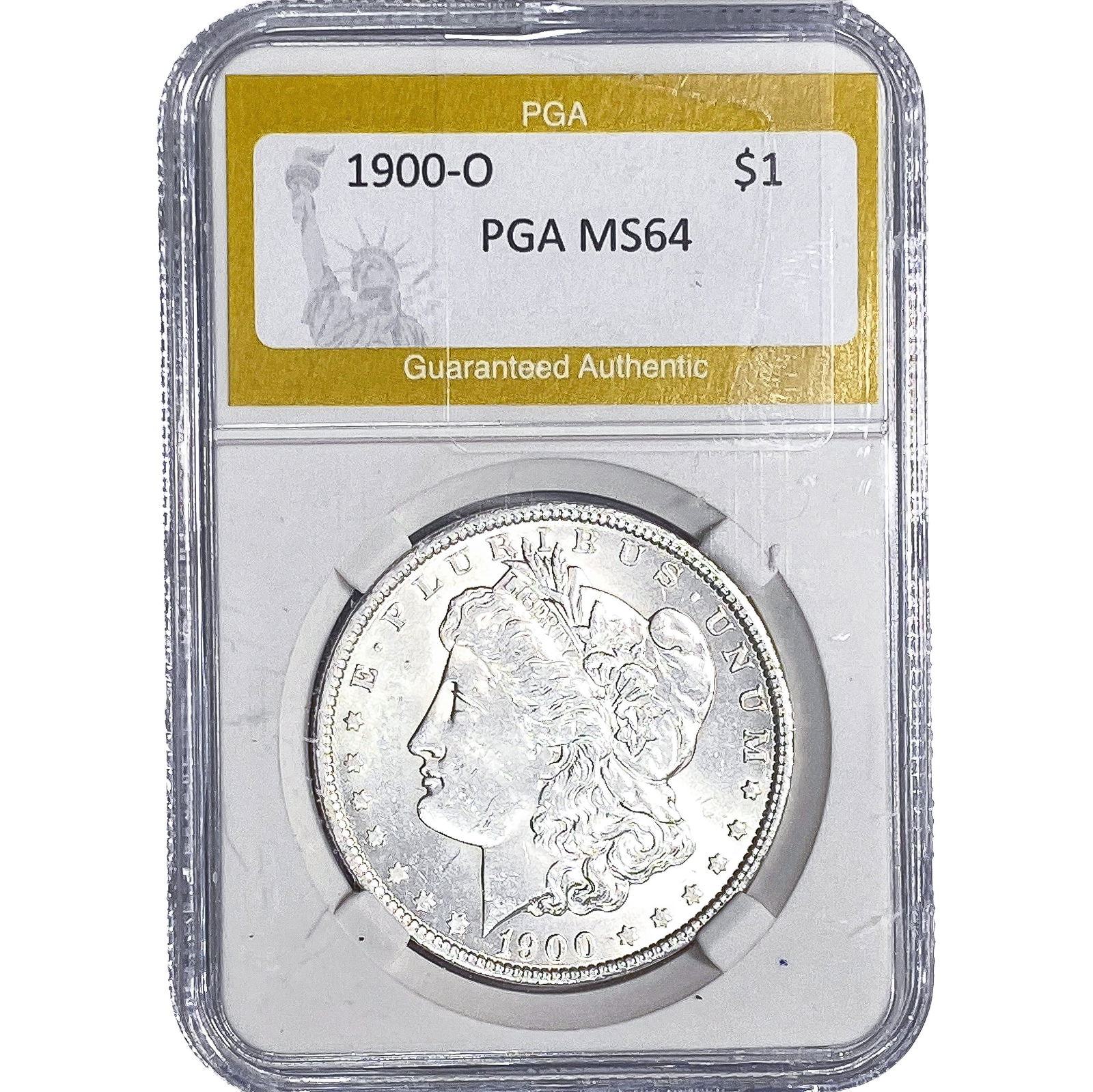1900-O Morgan Silver Dollar PGA MS64: 1900-O Morgan Silver Dollar PGA MS64