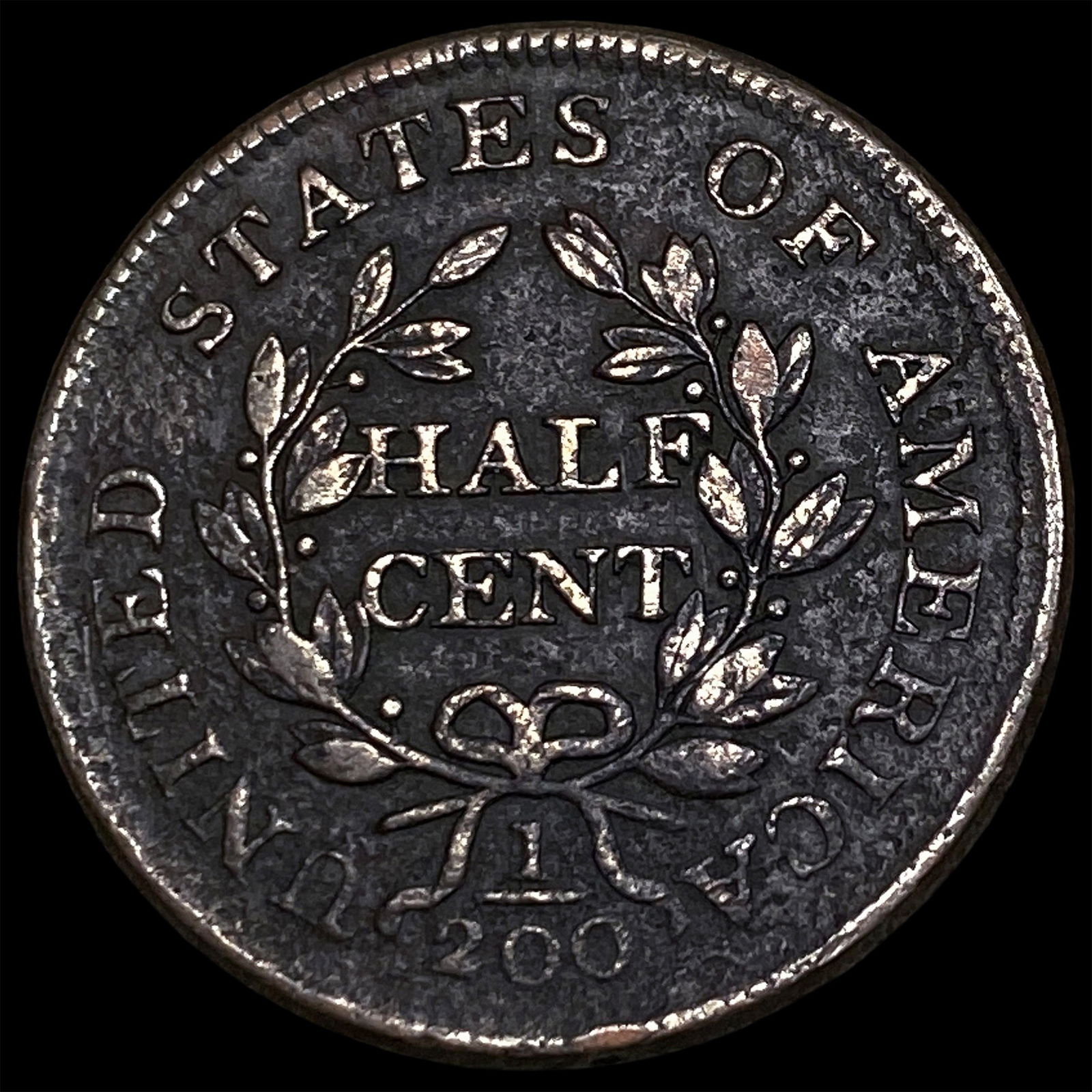 1804 Copper Half Cent HIGH GRADE - 2