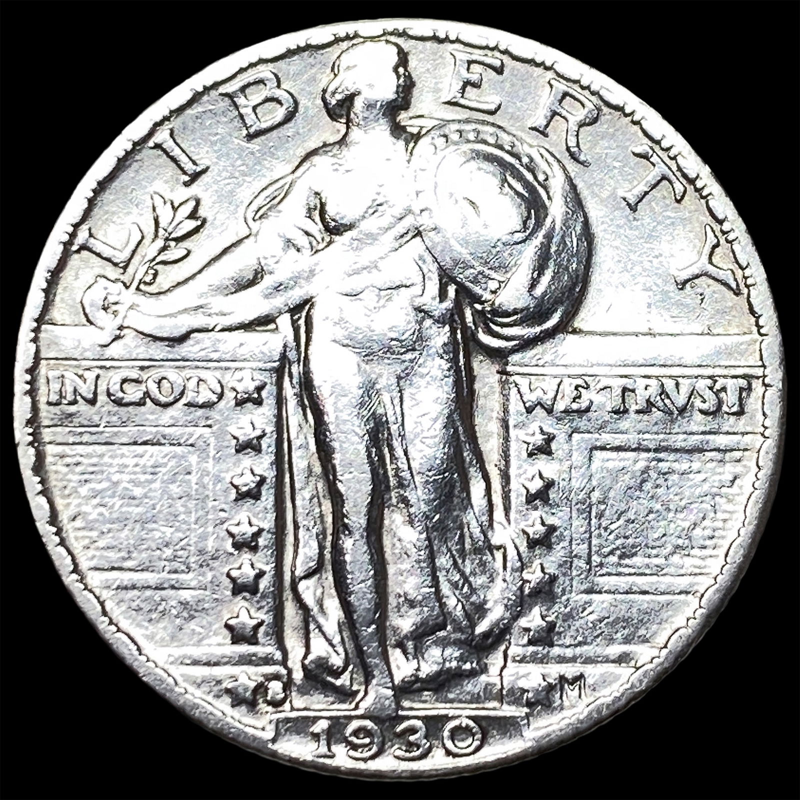 1930 Standing Liberty Silver Quarter CLOSELY UNCIRCULATED: 1930 Standing Liberty Silver Quarter CLOSELY UNCIRCULATED