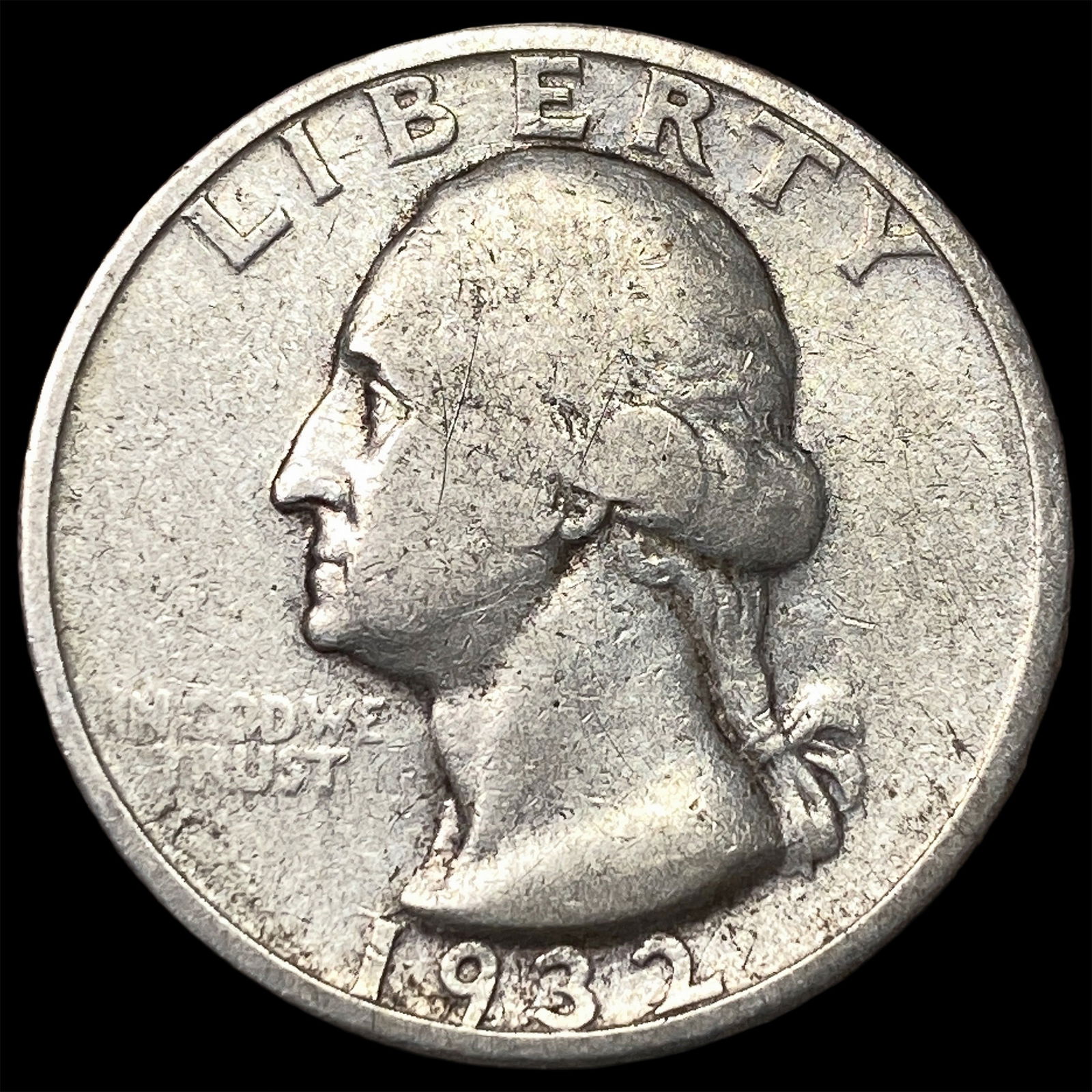 1932-S Silver Washington Quarter LIGHTLY CIRCULATED (1 of 2)