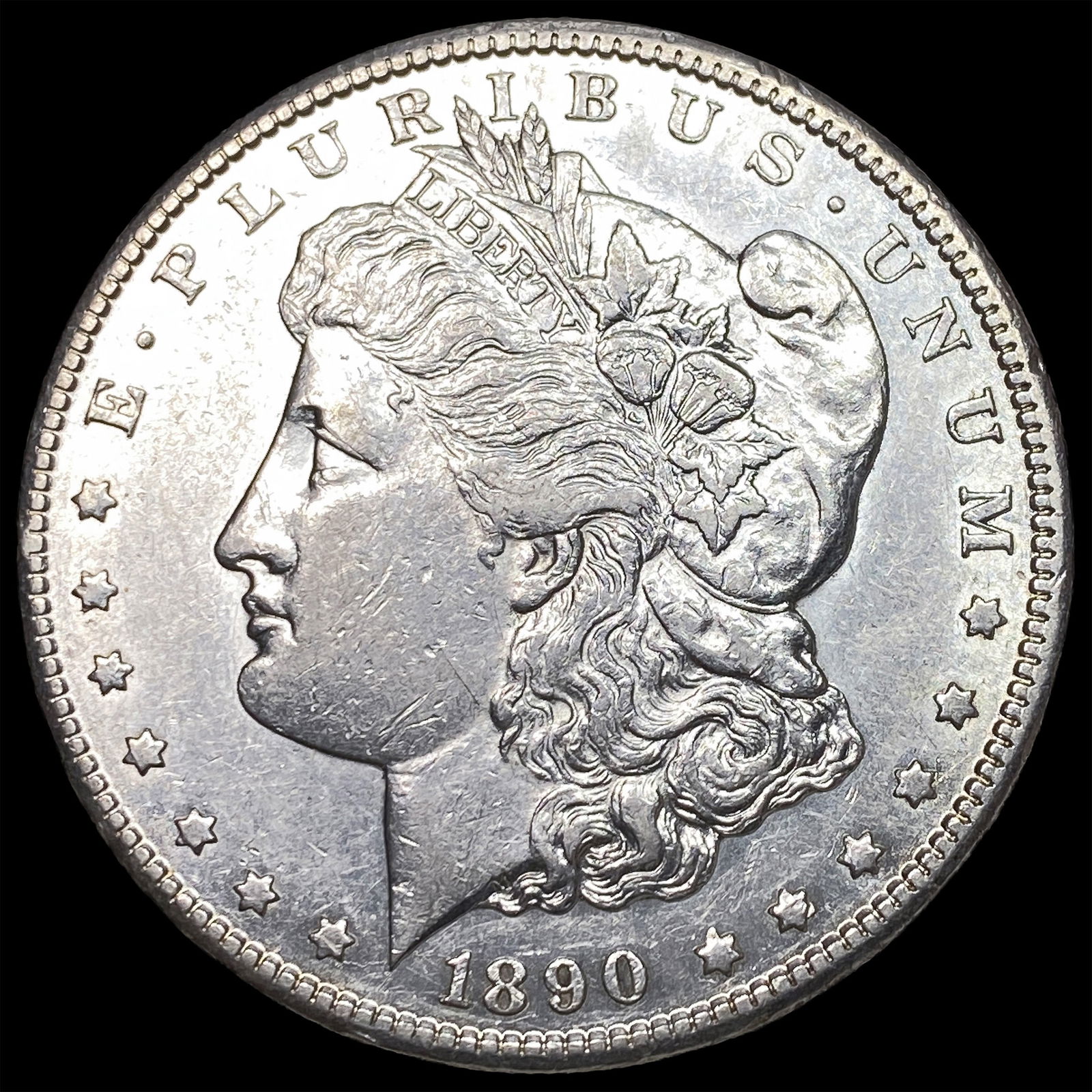 1890-S Silver Morgan Dollar CLOSELY UNCIRCULATED (1 of 2)