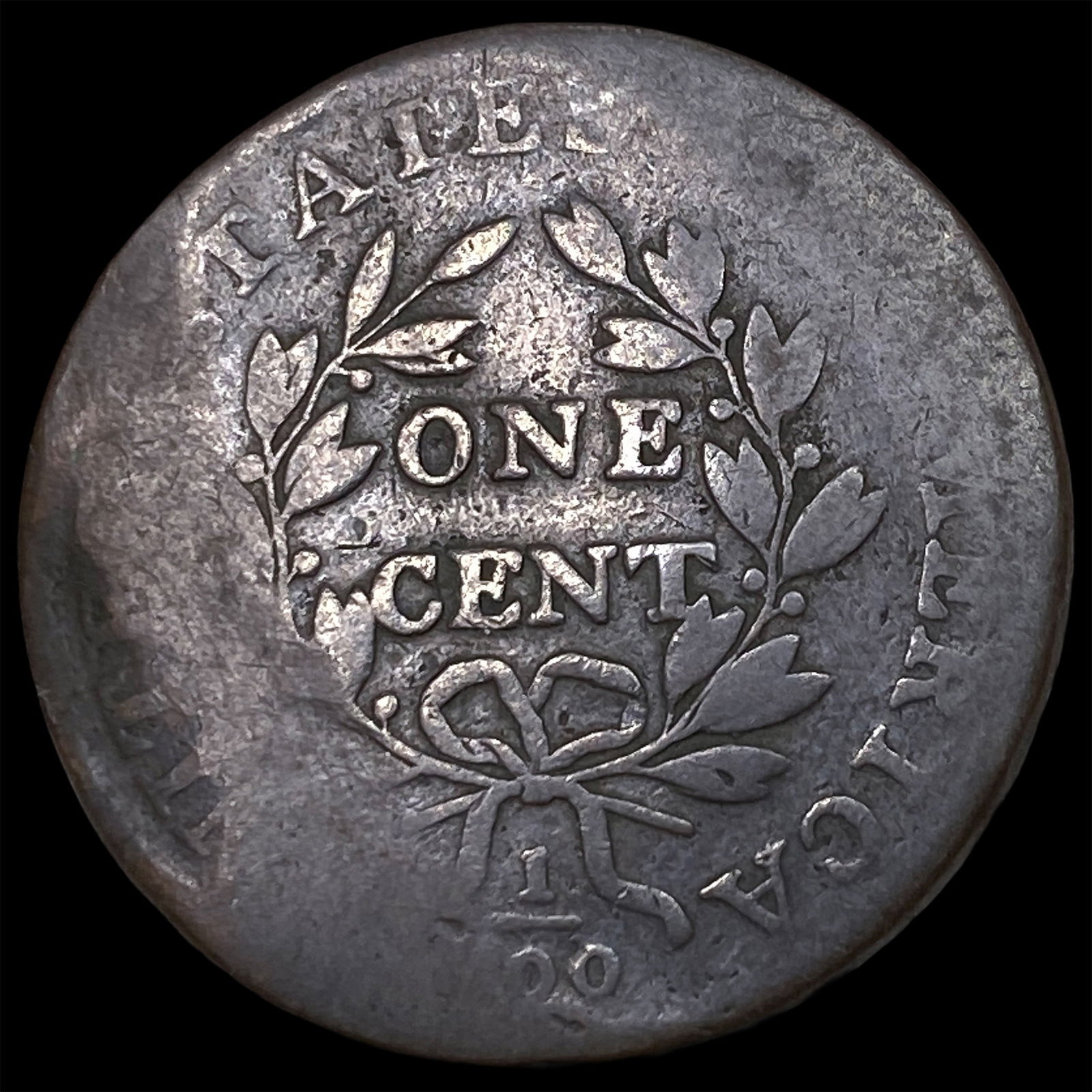 1798 Large Cent Draped Bust NICELY CIRCULATED - 2