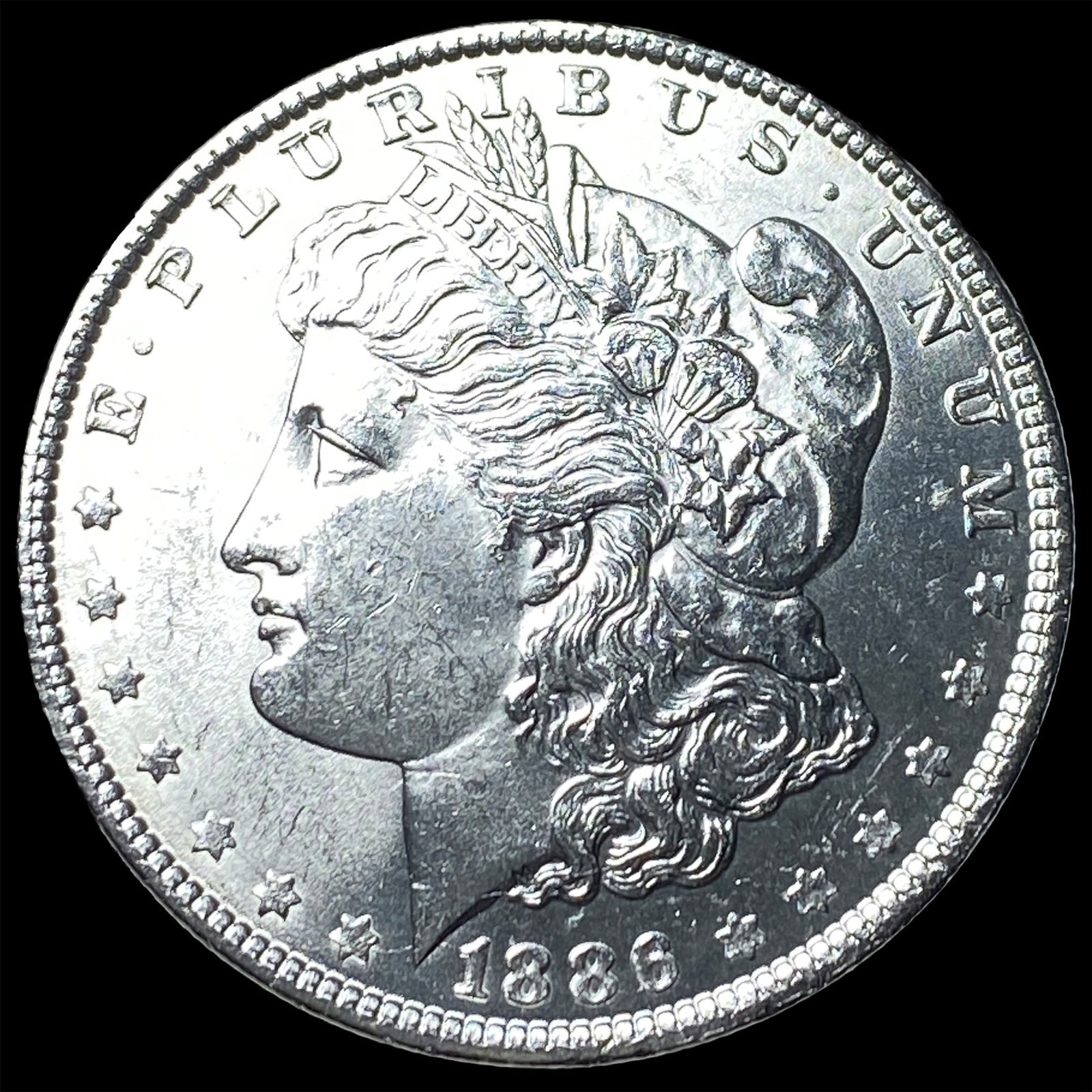 1886 Morgan Silver Dollar UNCIRCULATED: 1886 Morgan Silver Dollar UNCIRCULATED